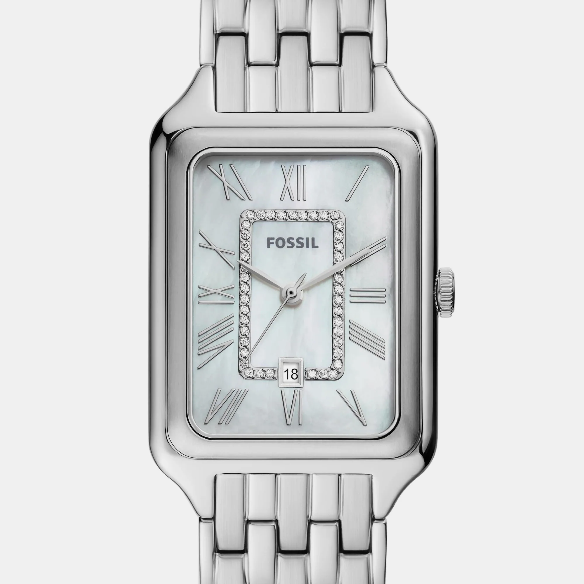 Raquel Women Quartz Silver Dial Analog Stainless Steel Watch ES5306 - Image 5