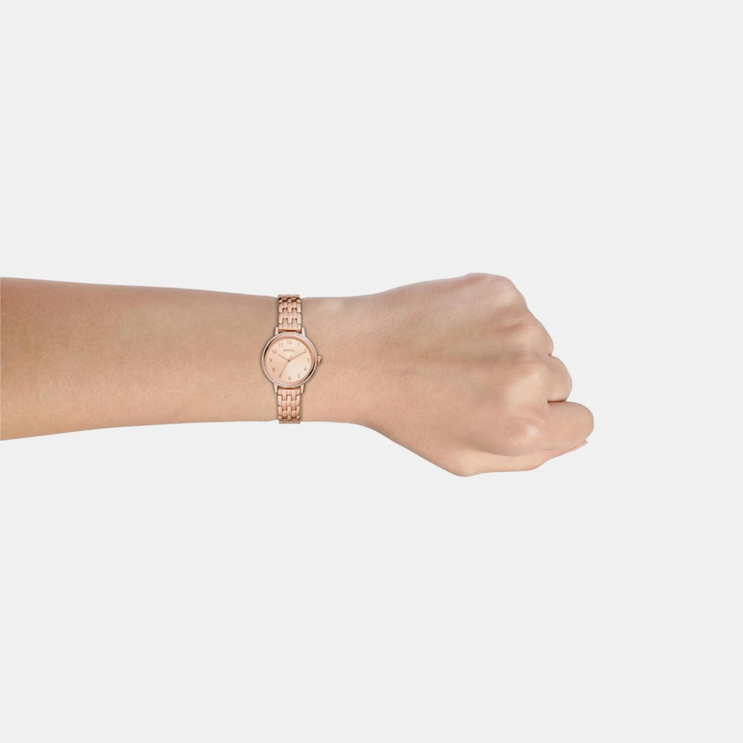 Reid Women Quartz Rose Gold Dial Analog Stainless Steel Watch BQ3656 - Image 5