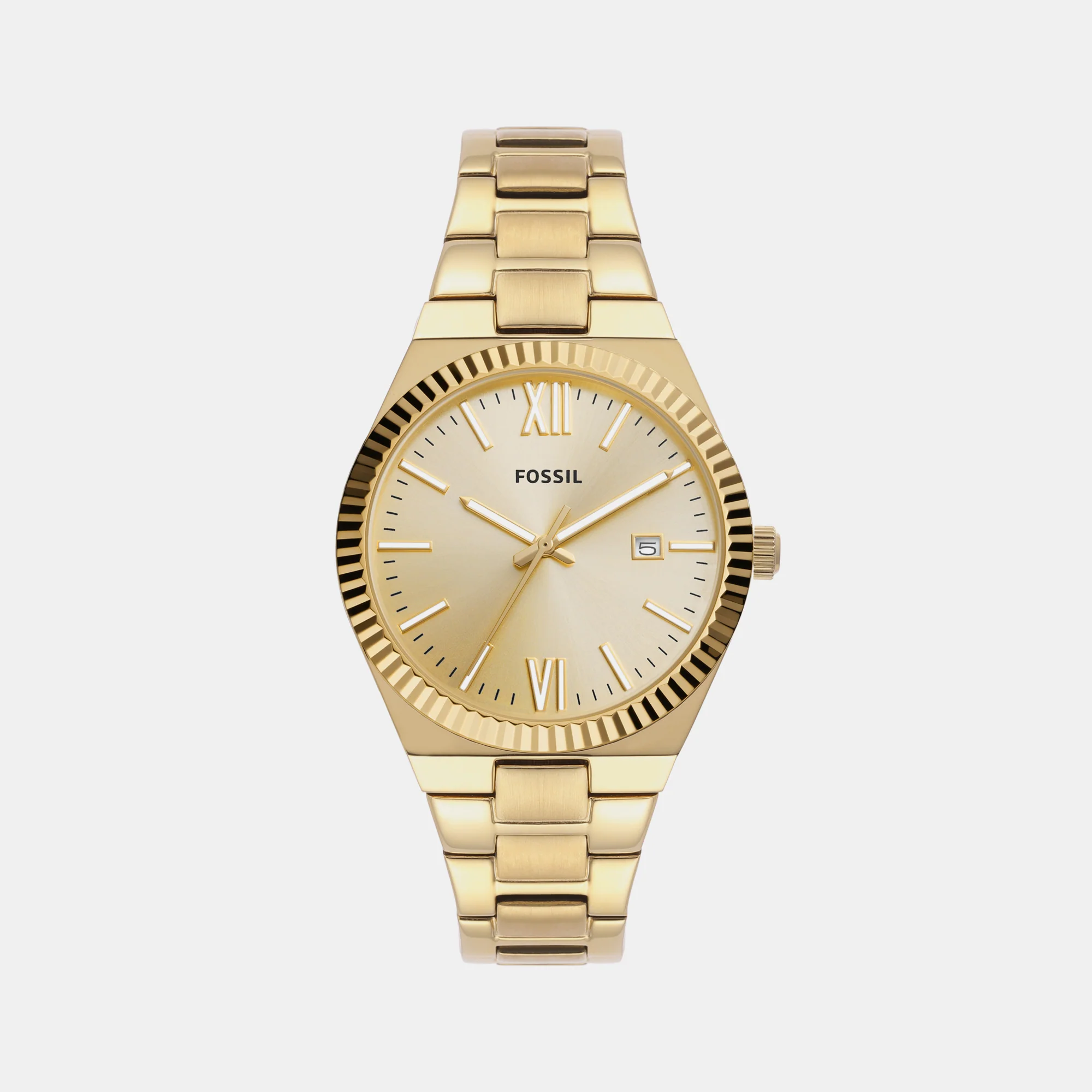 Scarlette Women Quartz Gold Dial Analog Stainless Steel Watch ES5299 - Image 2