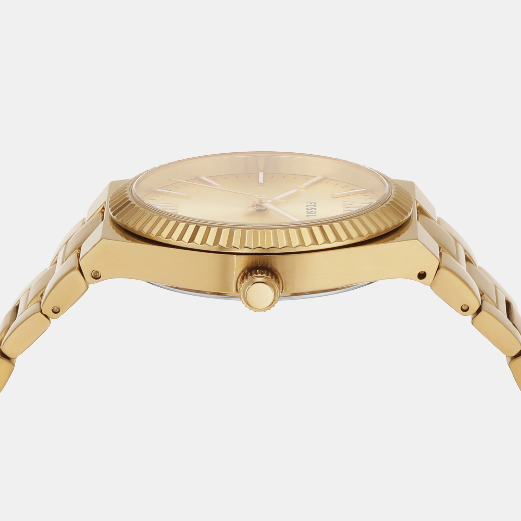 Scarlette Women Quartz Gold Dial Analog Stainless Steel Watch ES5299 - Image 4