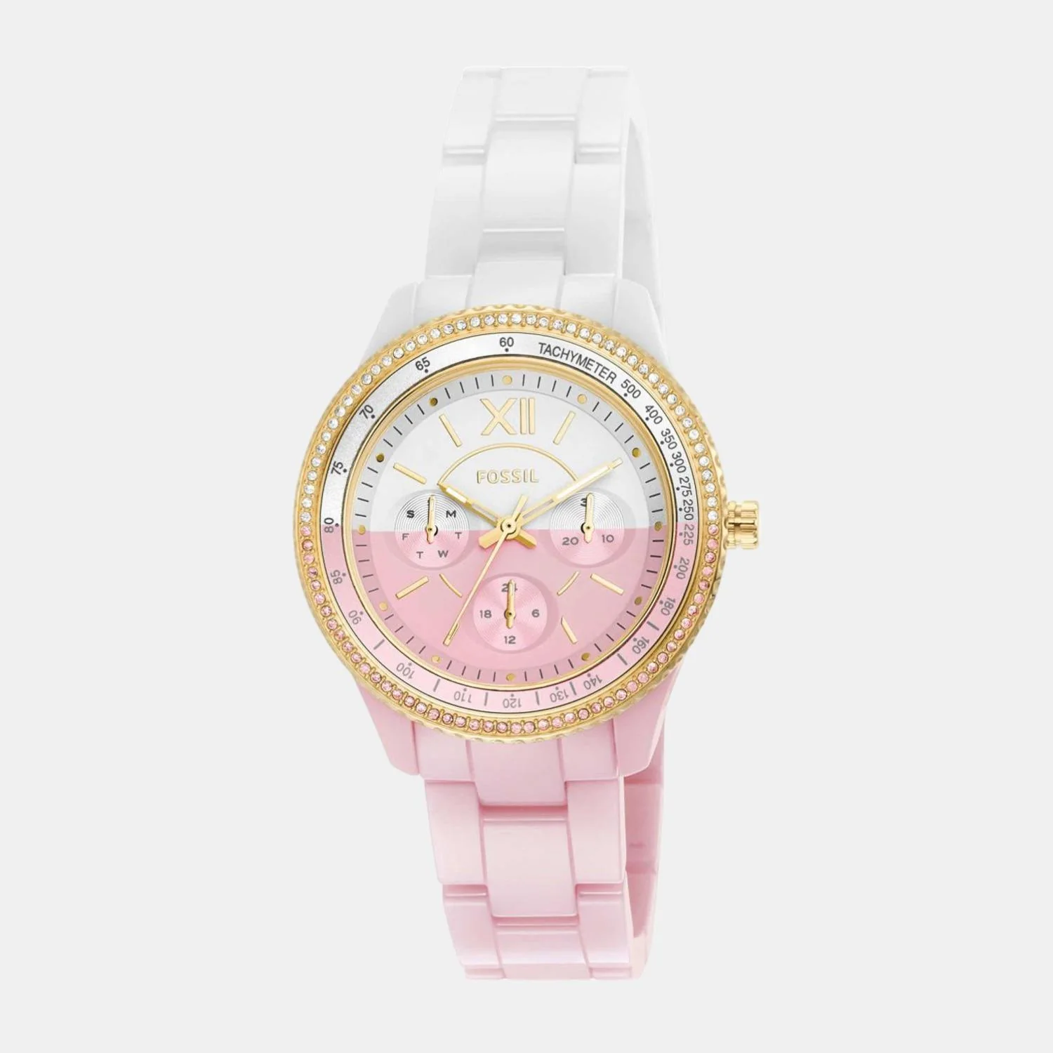 Stella Women Quartz Two Tone Dial Analog Ceramic Watch CE1119 - Image 7