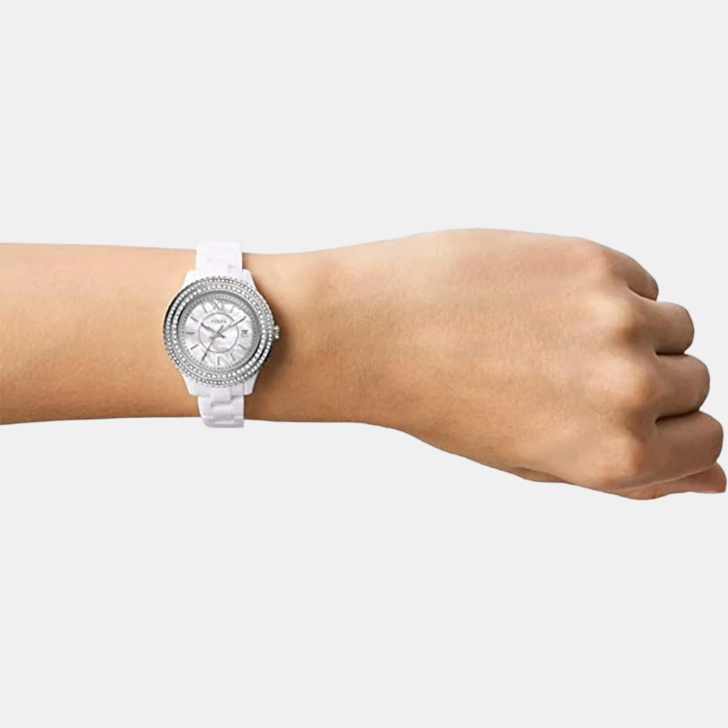 Stella Women Quartz White Dial Analog Ceramic Watch CE1116 - Image 5