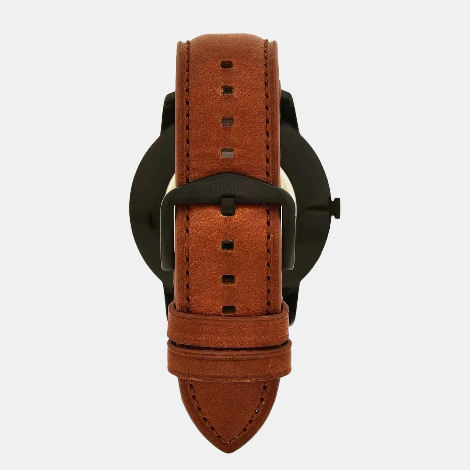The Minimalist Men Quartz Black Dial Analog Leather Watch FS5305 - Image 3