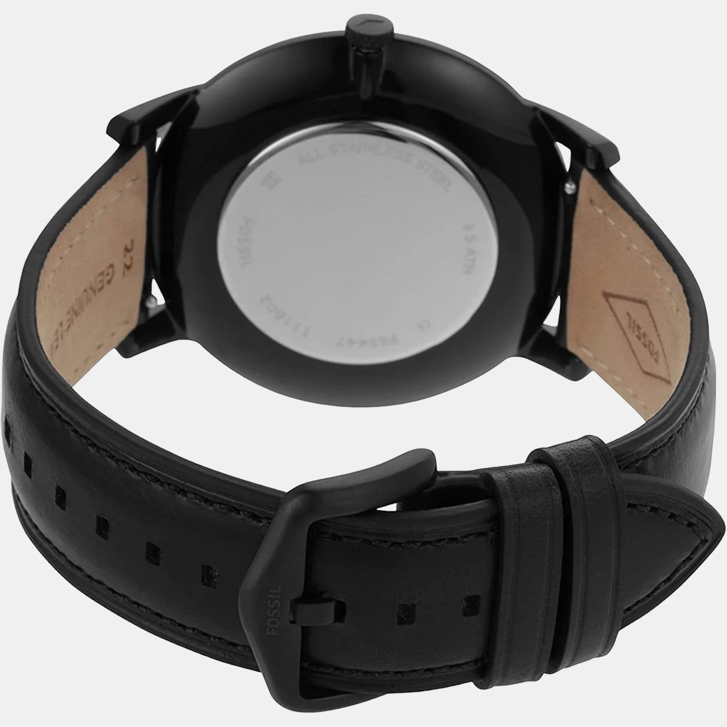 The Minimalist - Mono Men Quartz Black Dial Analog Leather Watch FS5447 - Image 3