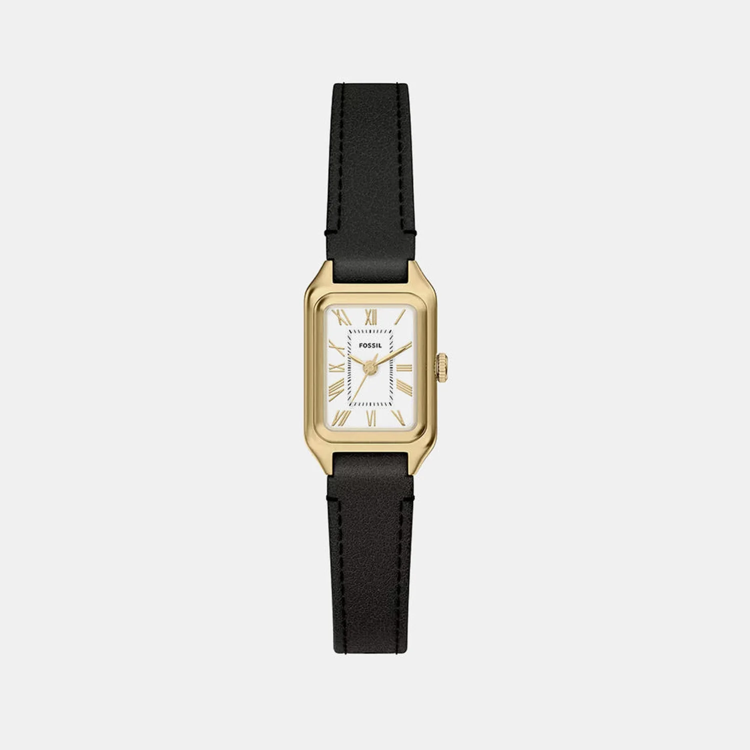 Women Quartz White Dial Analog Leather Watch ES5470