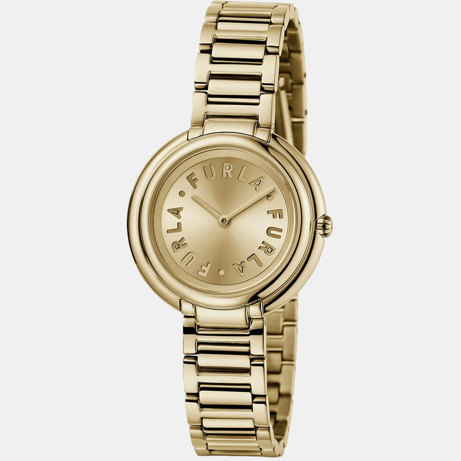Furla Heritage Women Quartz Gold Dial Analog Stainless Steel Watch WW00032005L2 - Image 5