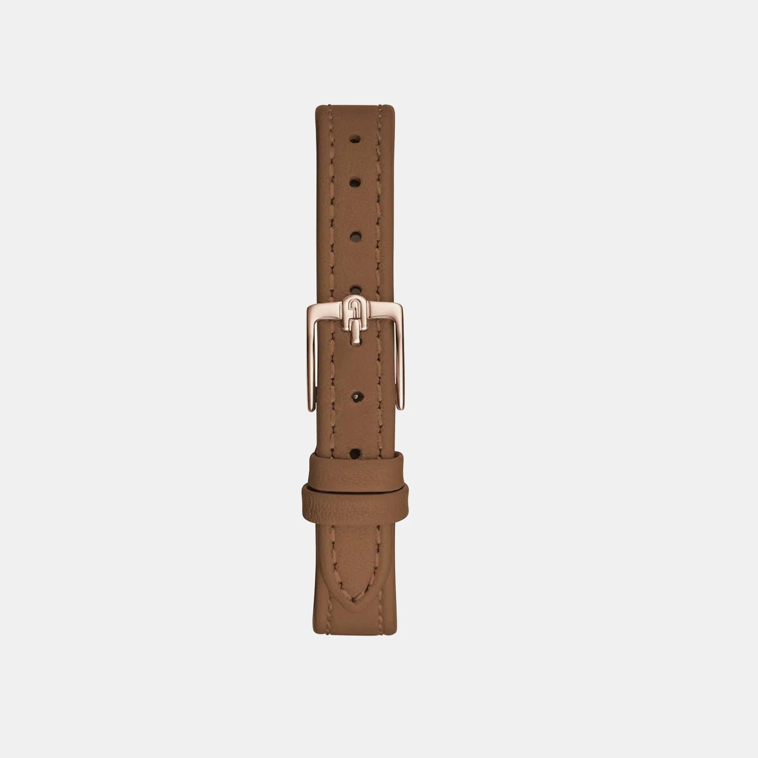 Furla Logo Links Women Quartz Silver Dial Analog Leather Watch WW00006002L3 - Image 2