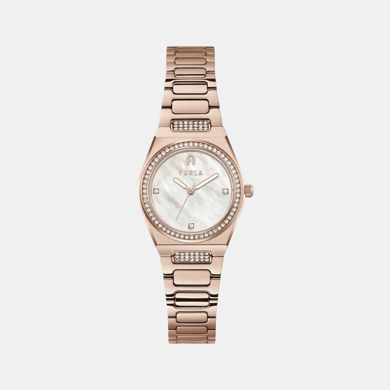Women Quartz Two Tone Dial Analog Stainless Steel Watch WW00020005L3