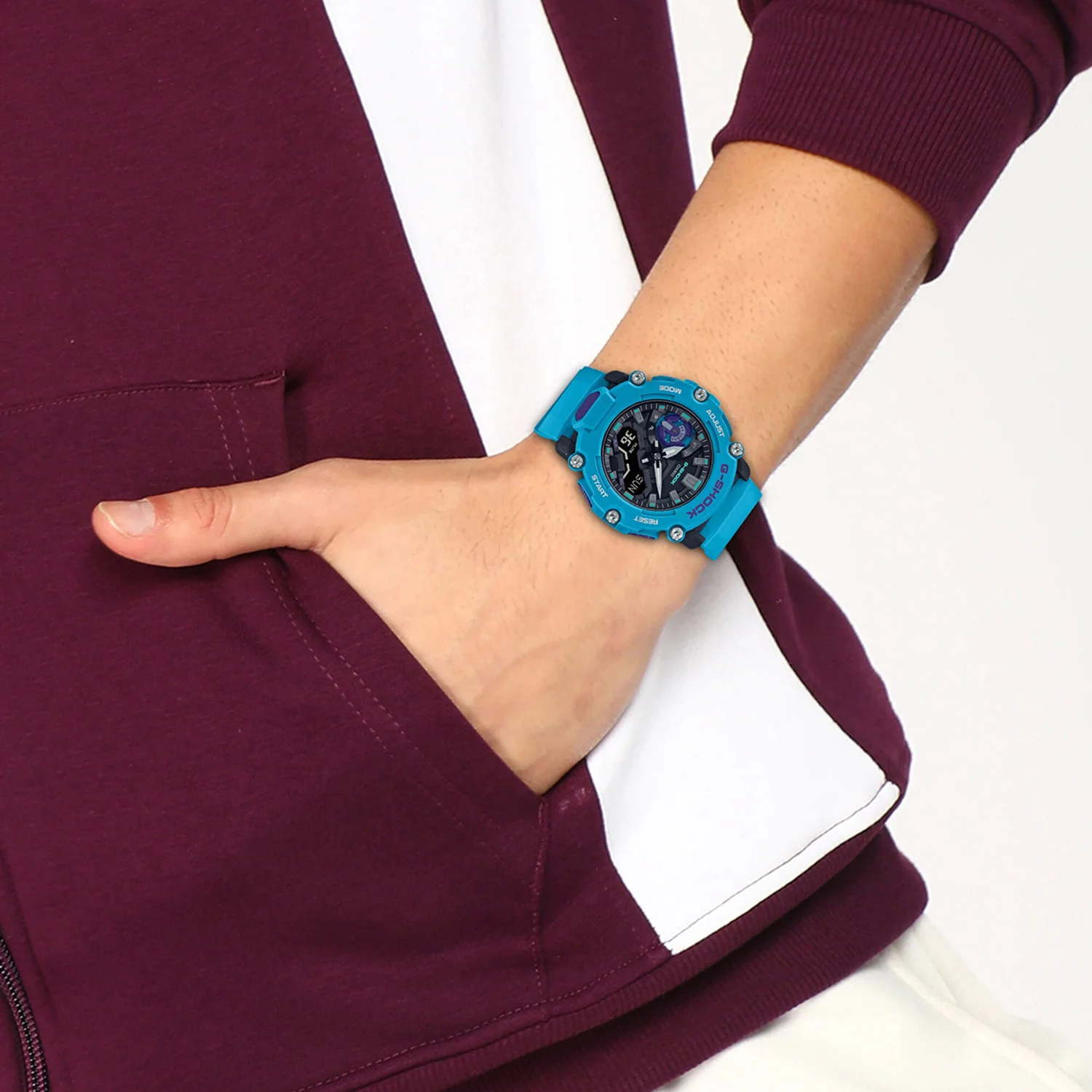 G-Shock Men Quartz Black Dial Analog Resin Watch G1152 - Image 9