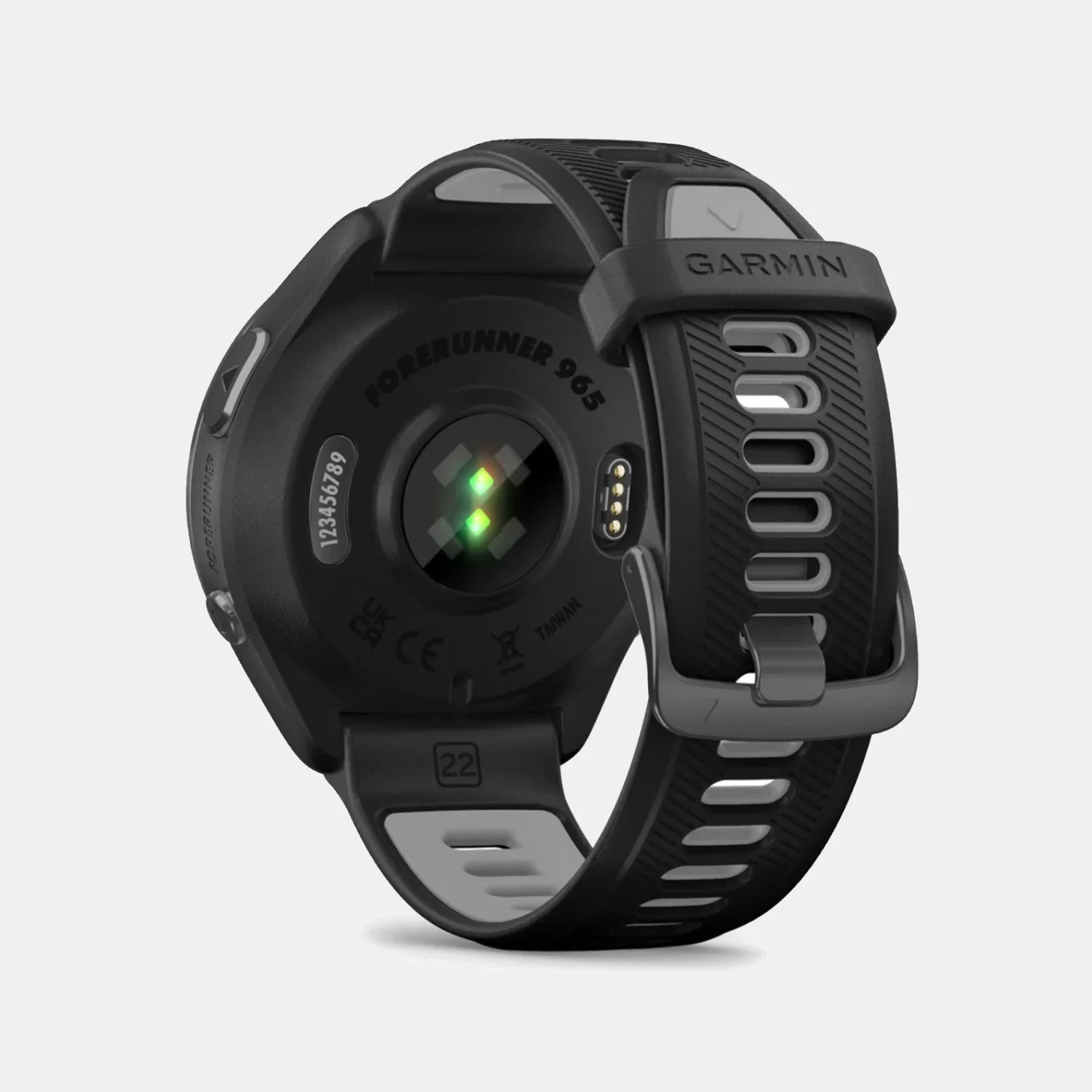 Forerunner 965 Men Automatic Carbon Grey Digital Silicone Watch  010-02809-10 - Image 9