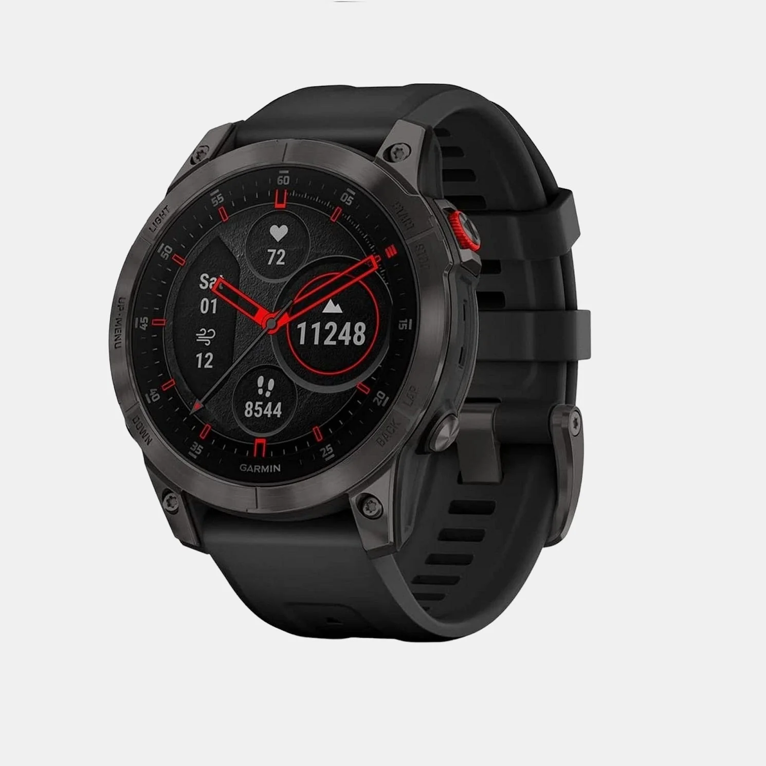 Men Processor Black Dial Amoled Silicone Watch EPIX GEN 2 010-02582-18