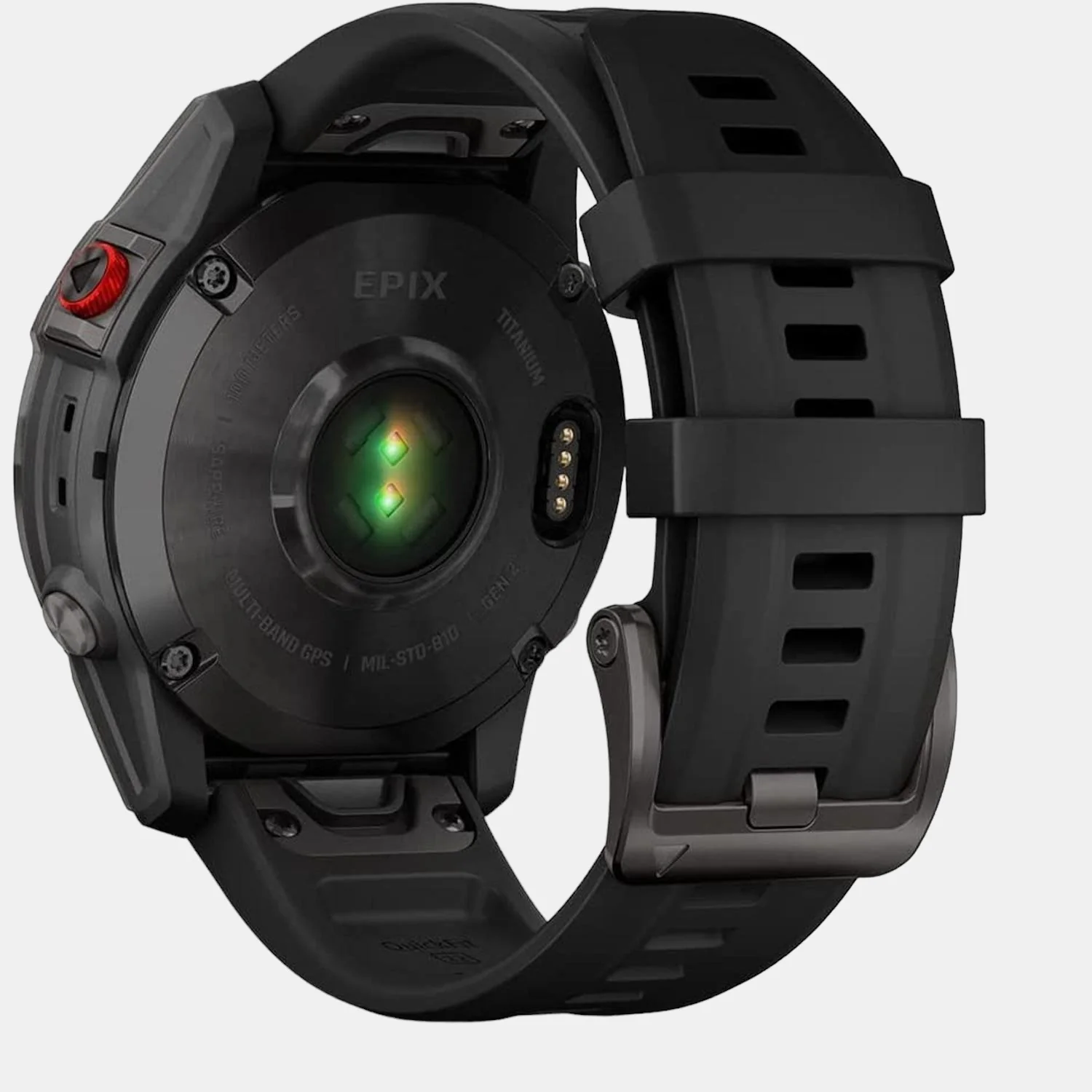 Men Processor Black Dial Amoled Silicone Watch EPIX GEN 2 010-02582-18 - Image 6