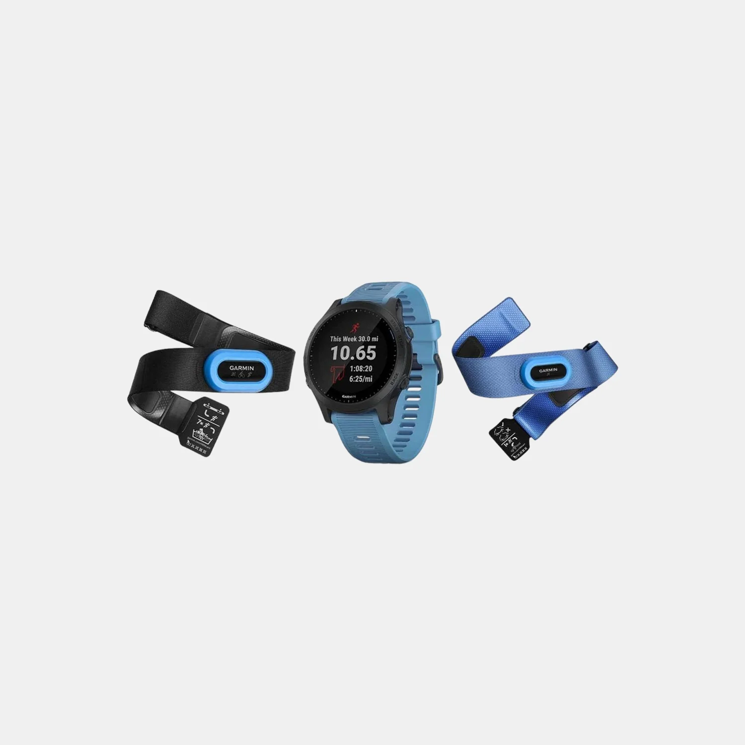 Women Processor Black Dial Digital Silicone Watch FORERUNNER 945 BLACK 010-02063-70 - Image 2