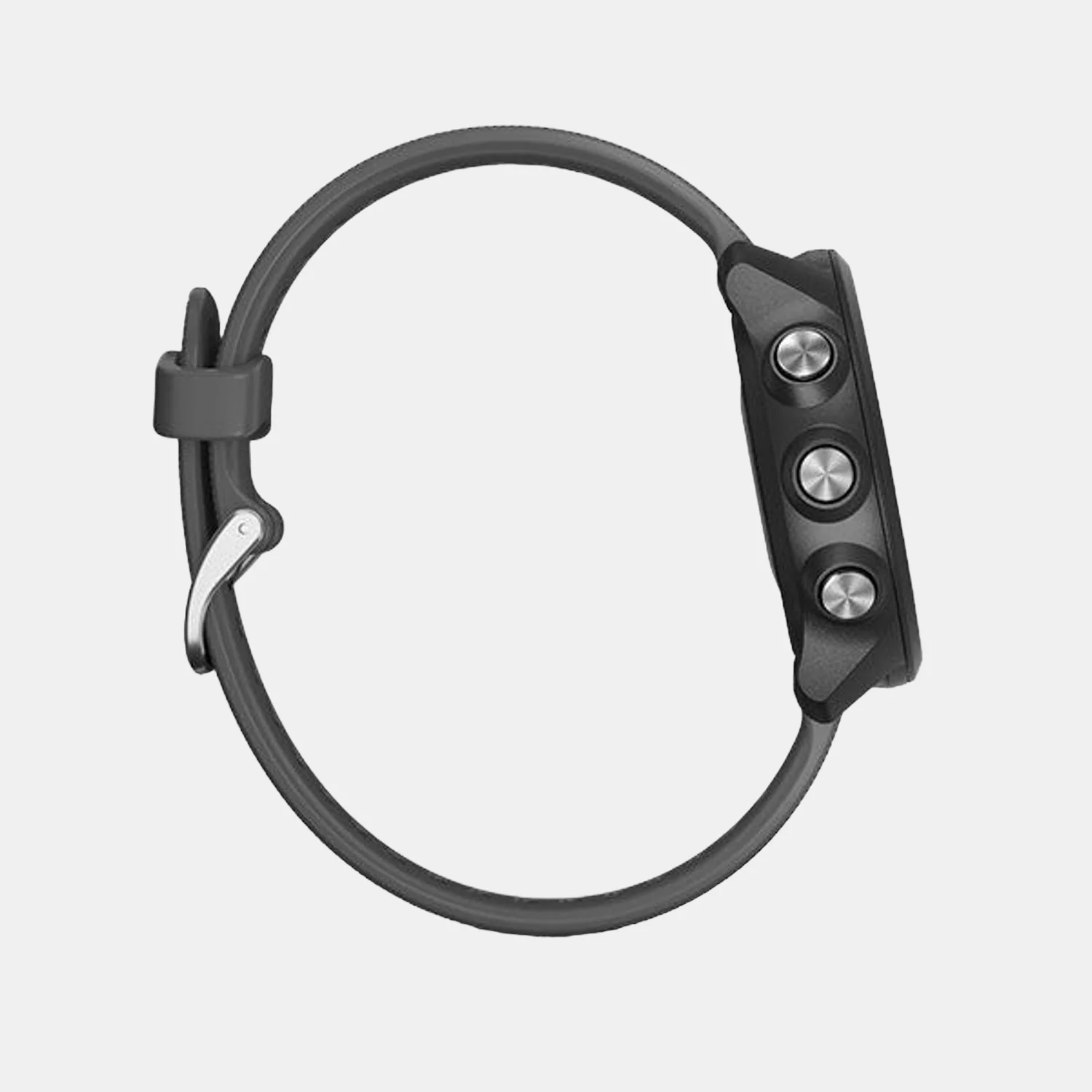 Women Processor Black Dial LCD Silicone Watch FORERUNNER 245 SLATE GRAY 010-02120-44 - Image 3