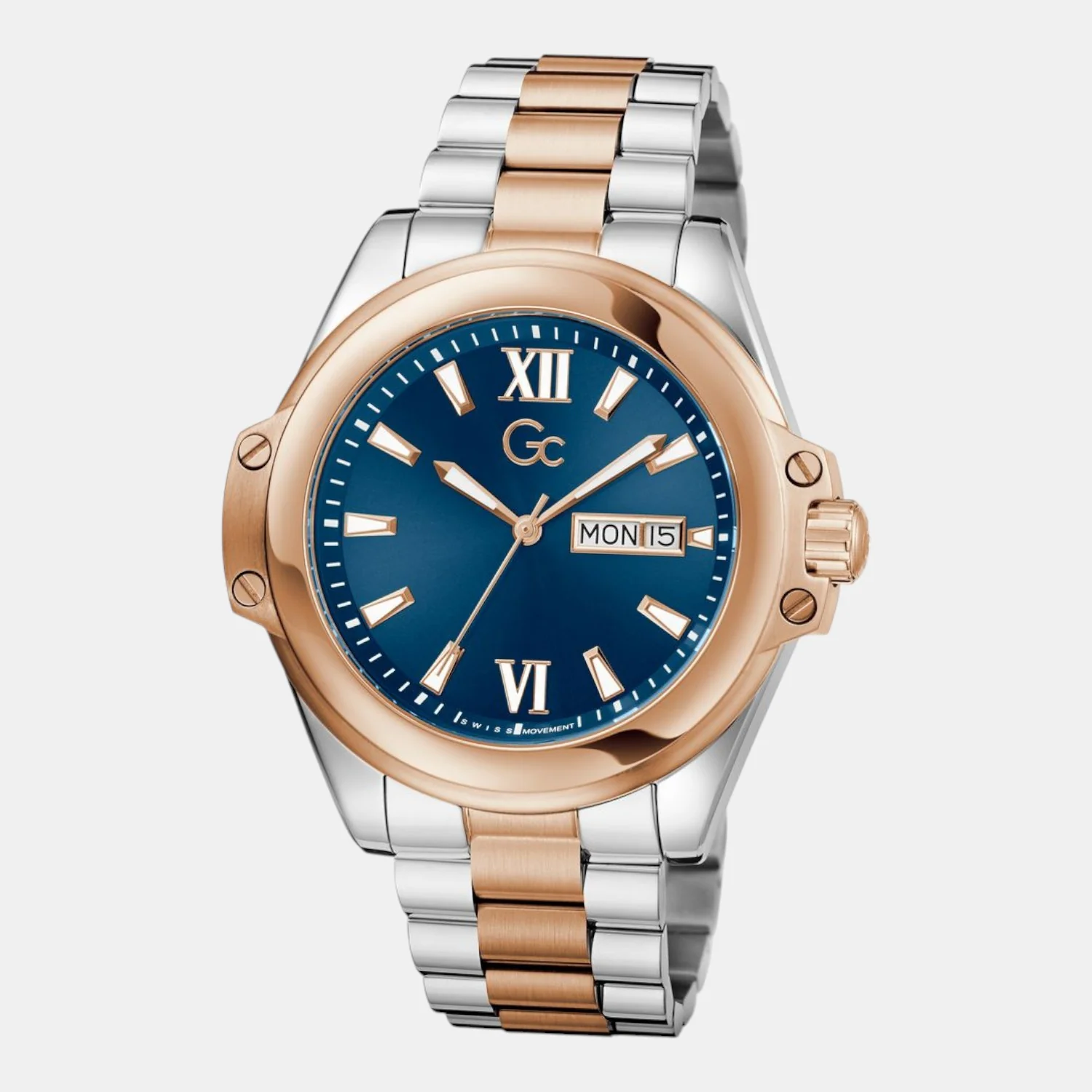 Bolt Men Quartz Blue Dial Analog Stainless Steel Watch Z60001G7 - Image 4