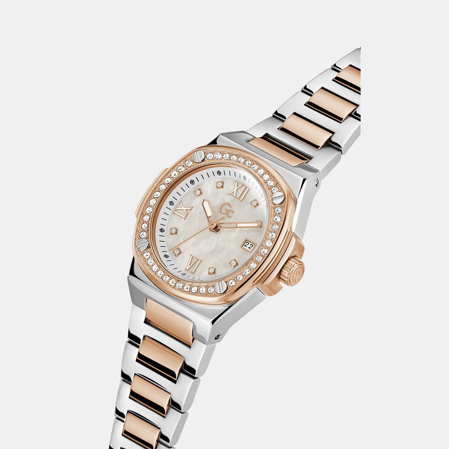 Coussin Shape Women Quartz White Dial Analog Stainless Steel Watch Z12003L1MF - Image 4