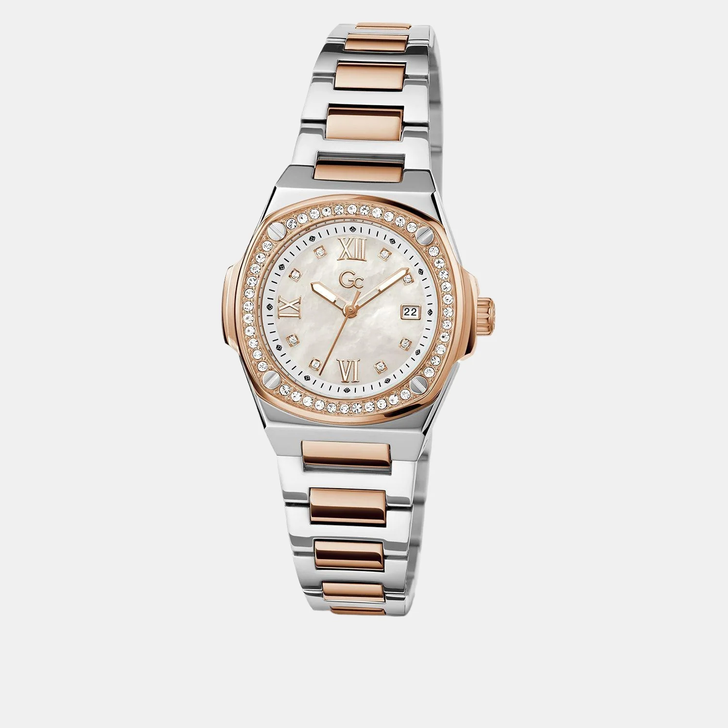 Coussin Shape Women Quartz White Dial Analog Stainless Steel Watch Z12003L1MF - Image 5