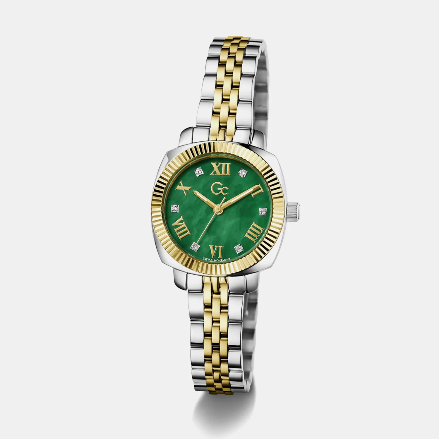 Dress Women Quartz Green Dial Analog Stainless Steel Watch Z73003L9 - Image 2