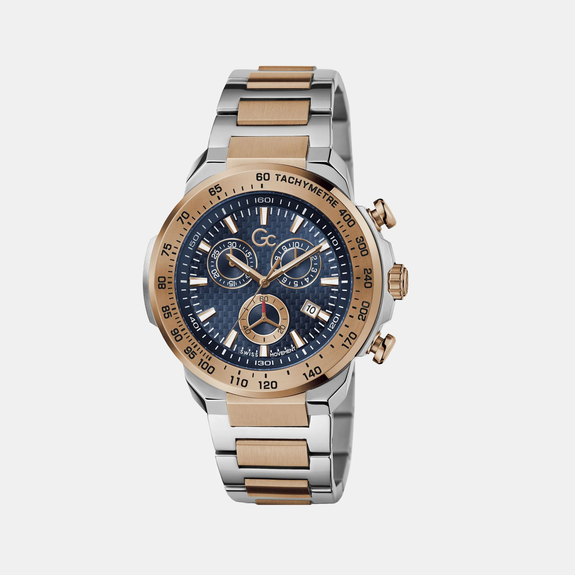 First Class Chrono Men Quartz Blue Dial Chronograph Stainless Steel Watch Z35001G7MF - Image 5