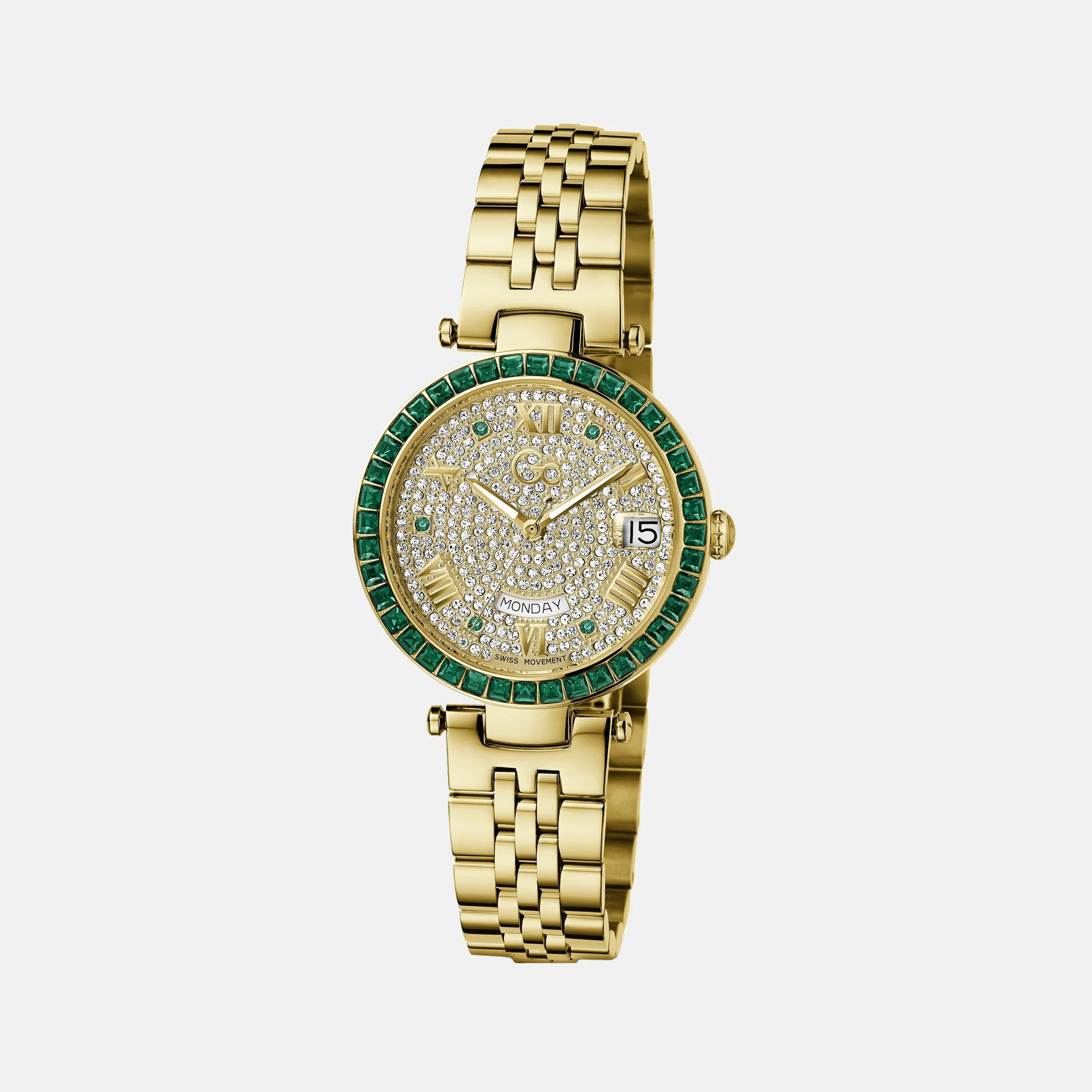 Flair Crystal Women Quartz White Dial Analog Stainless Steel Watch Z01013L1MF - Image 5