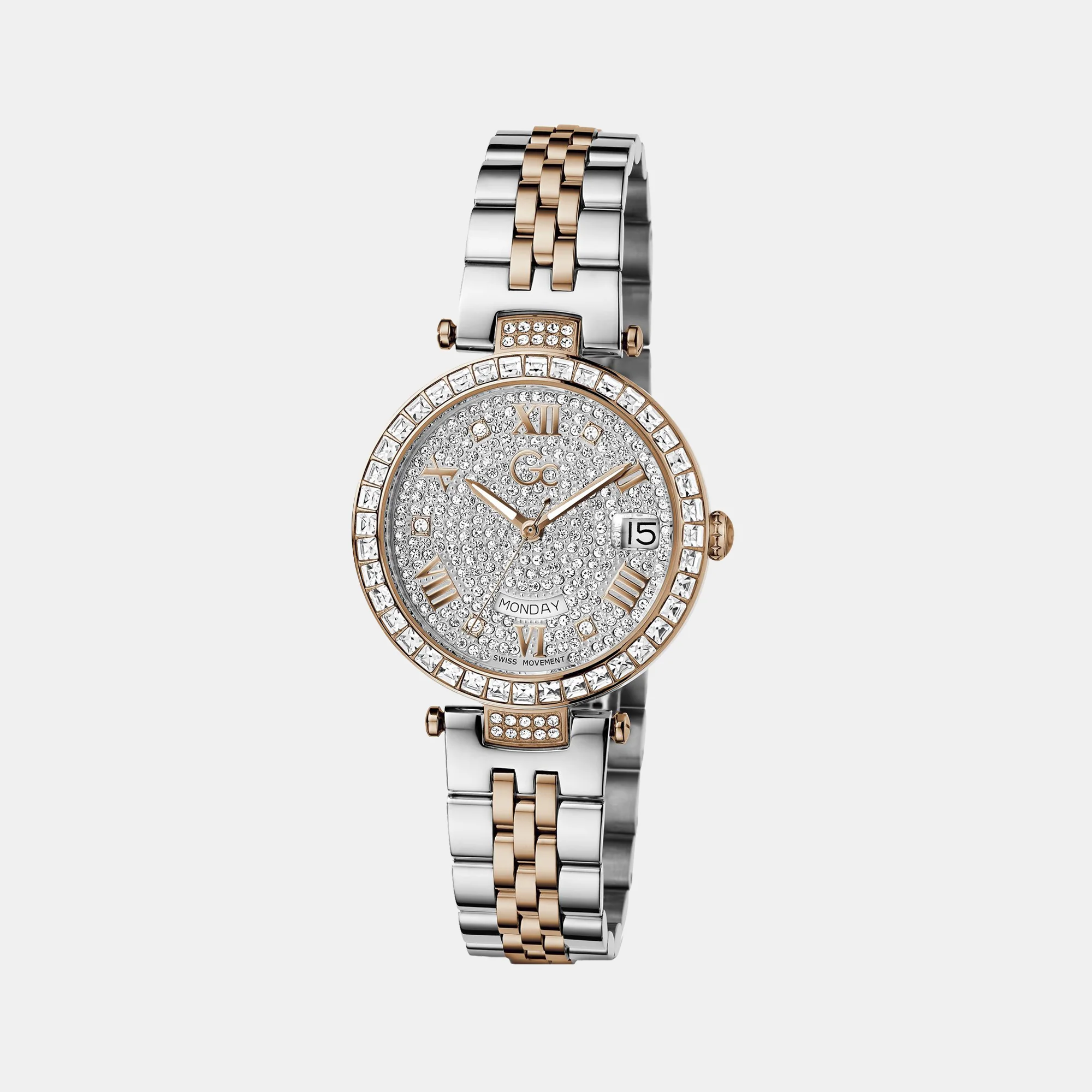 Flair Crystal Women Quartz White Dial Analog Stainless Steel Watch Z01014L1MF - Image 5