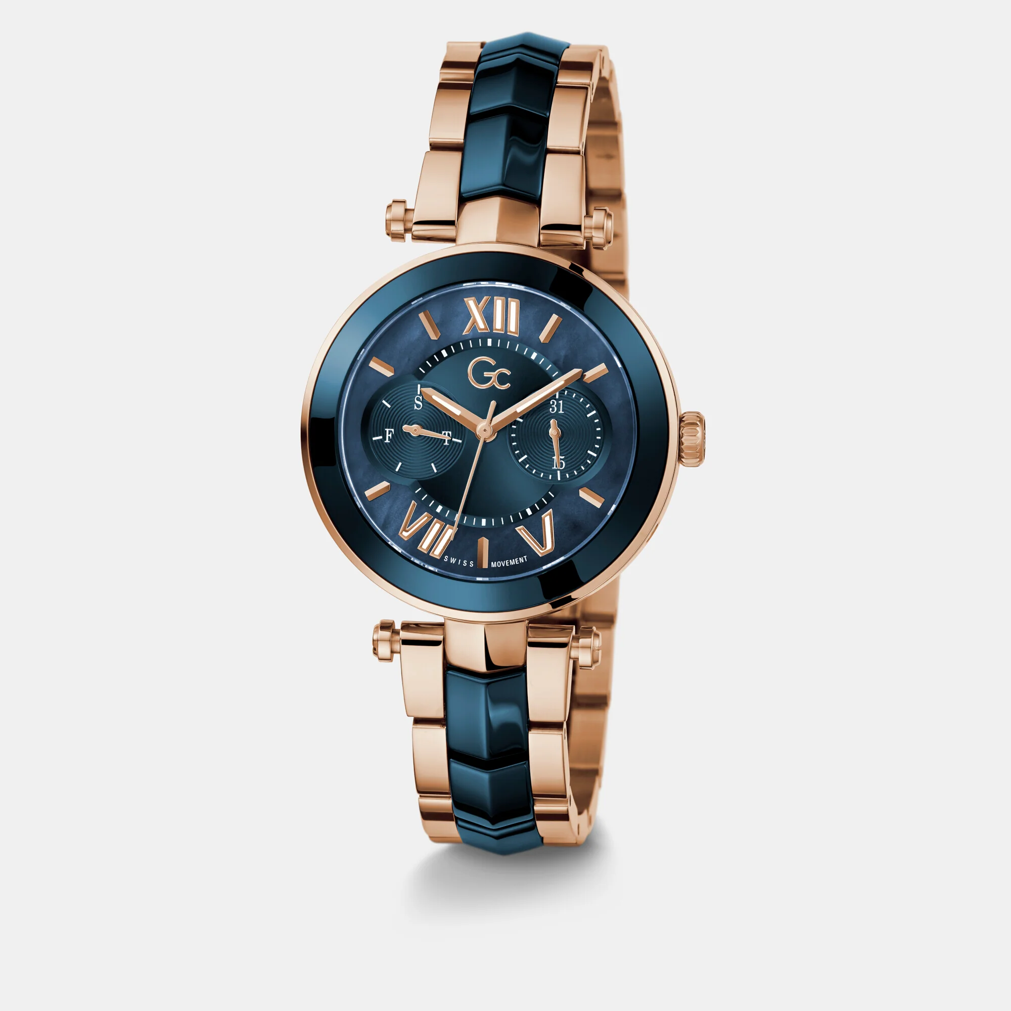 Illusion Women Quartz Blue Dial Analog Stainless Steel Watch Y92006L7MF - Image 4