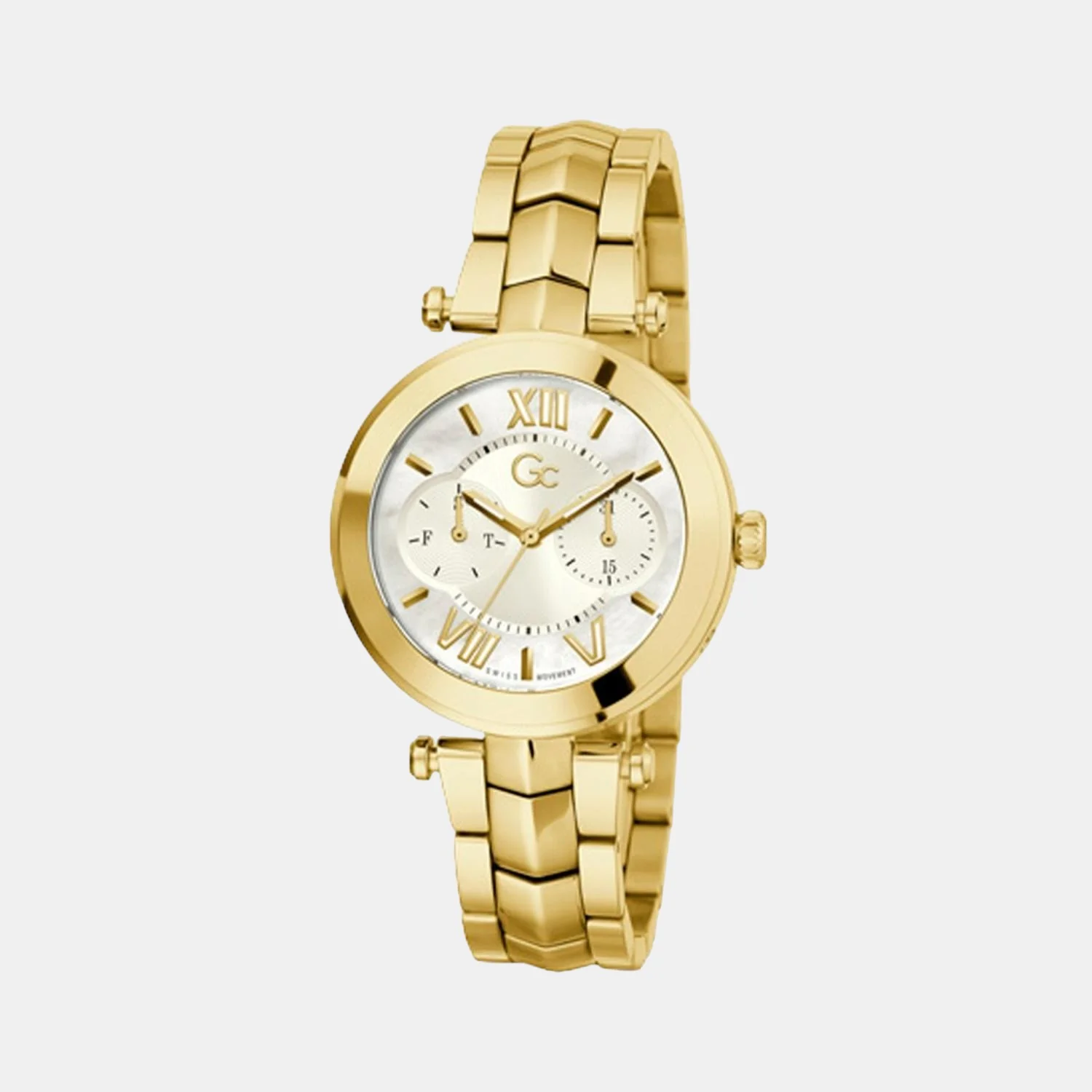 Illusion Women Quartz White Dial Analog Stainless Steel Watch Y92002L1MF - Image 2