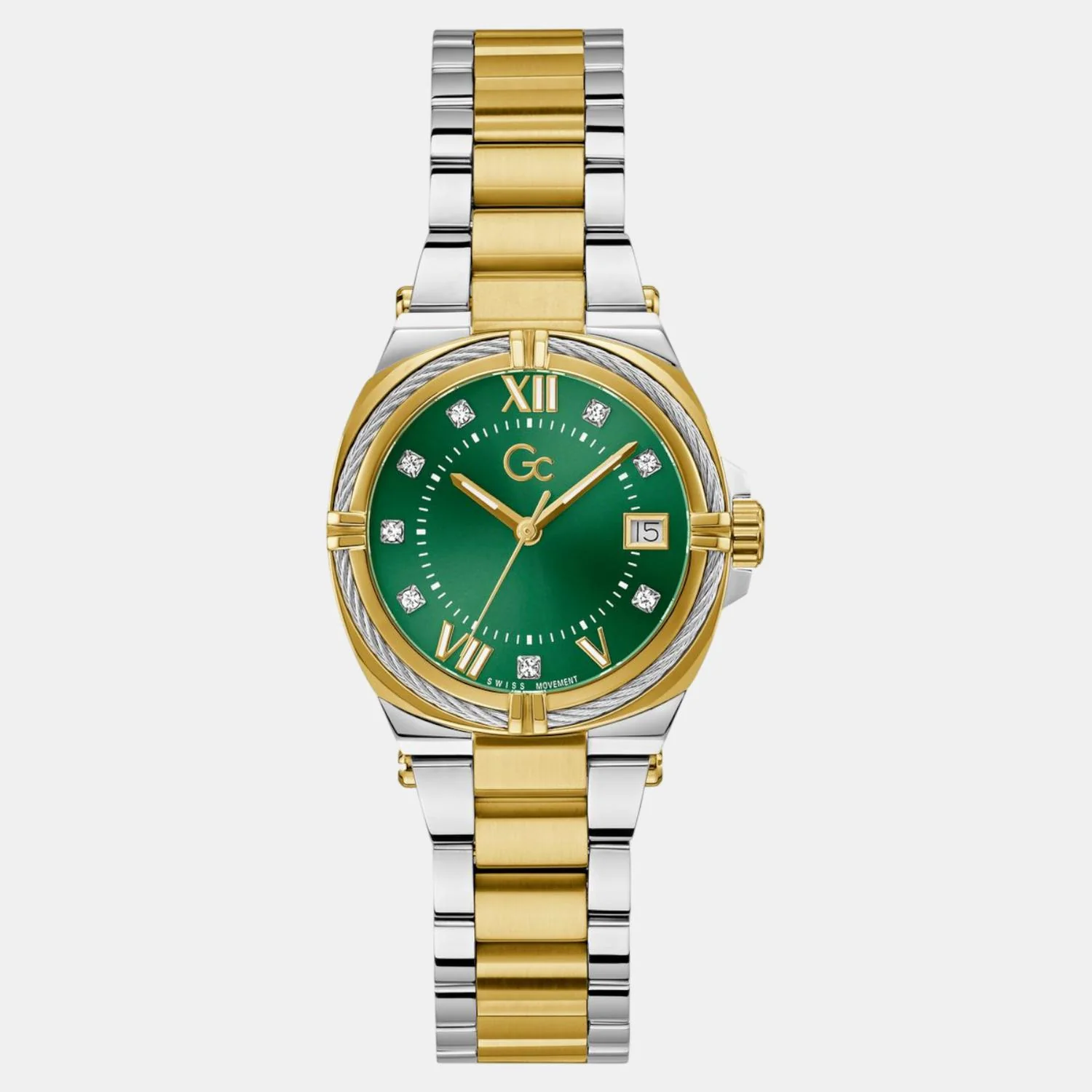 Iron Class Women Quartz Green Dial Analog Stainless Steel Watch Z43002L1MF - Image 3