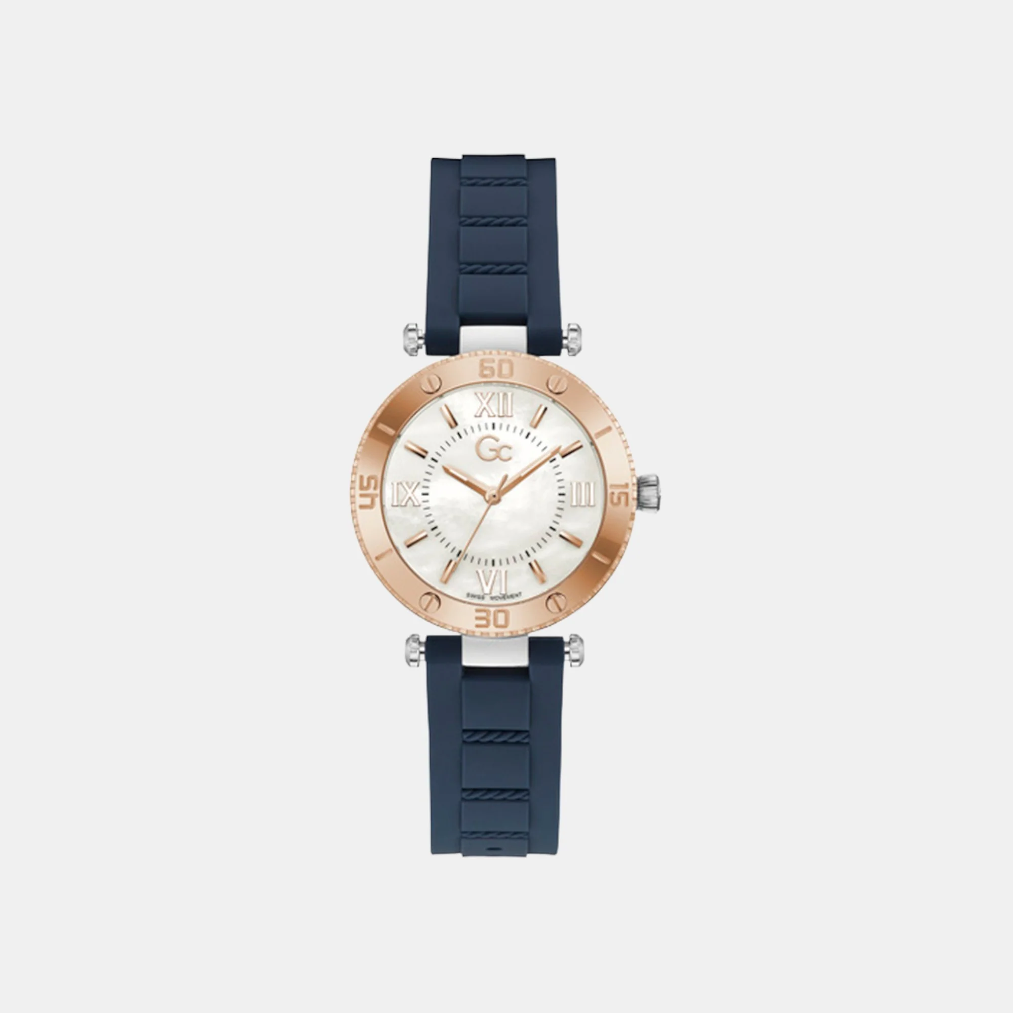 Ladies Muse Women Quartz White Dial Analog Silicone Watch Z05004L1MF - Image 2