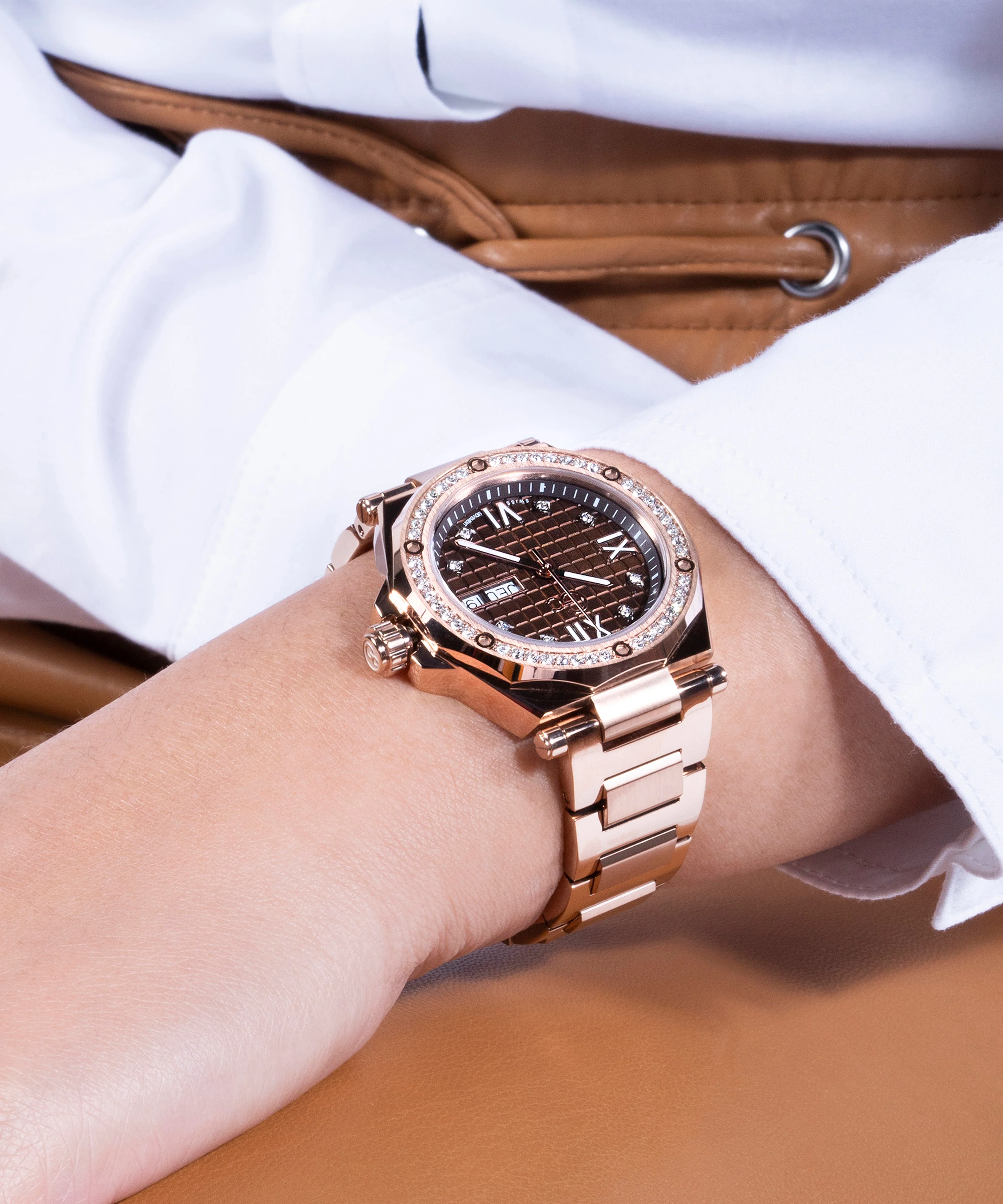 Legacy Women Women Quartz Brown Dial Analog Stainless Steel Watch Z20001L4MF - Image 7