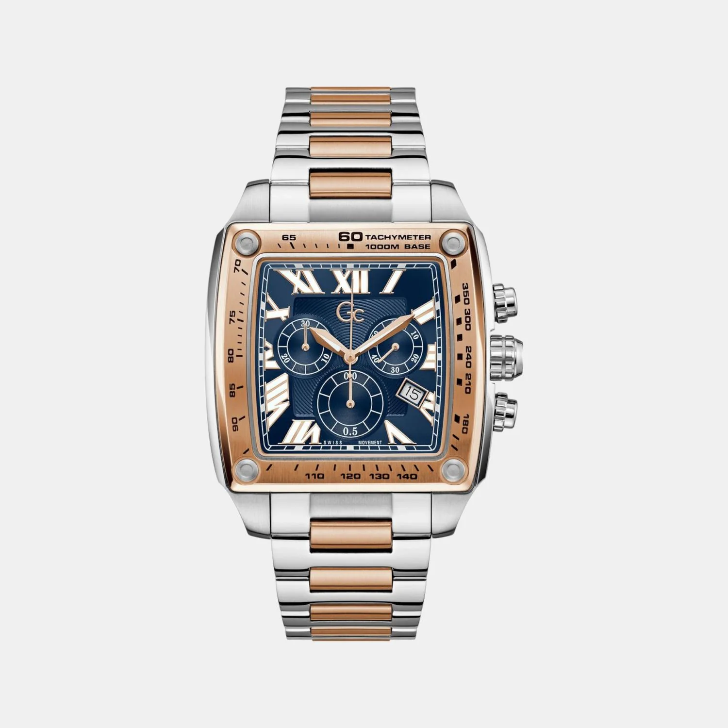 RetroFit Women Quartz Blue Dial Chronograph Stainless Steel Watch Z56004G7 - Image 2