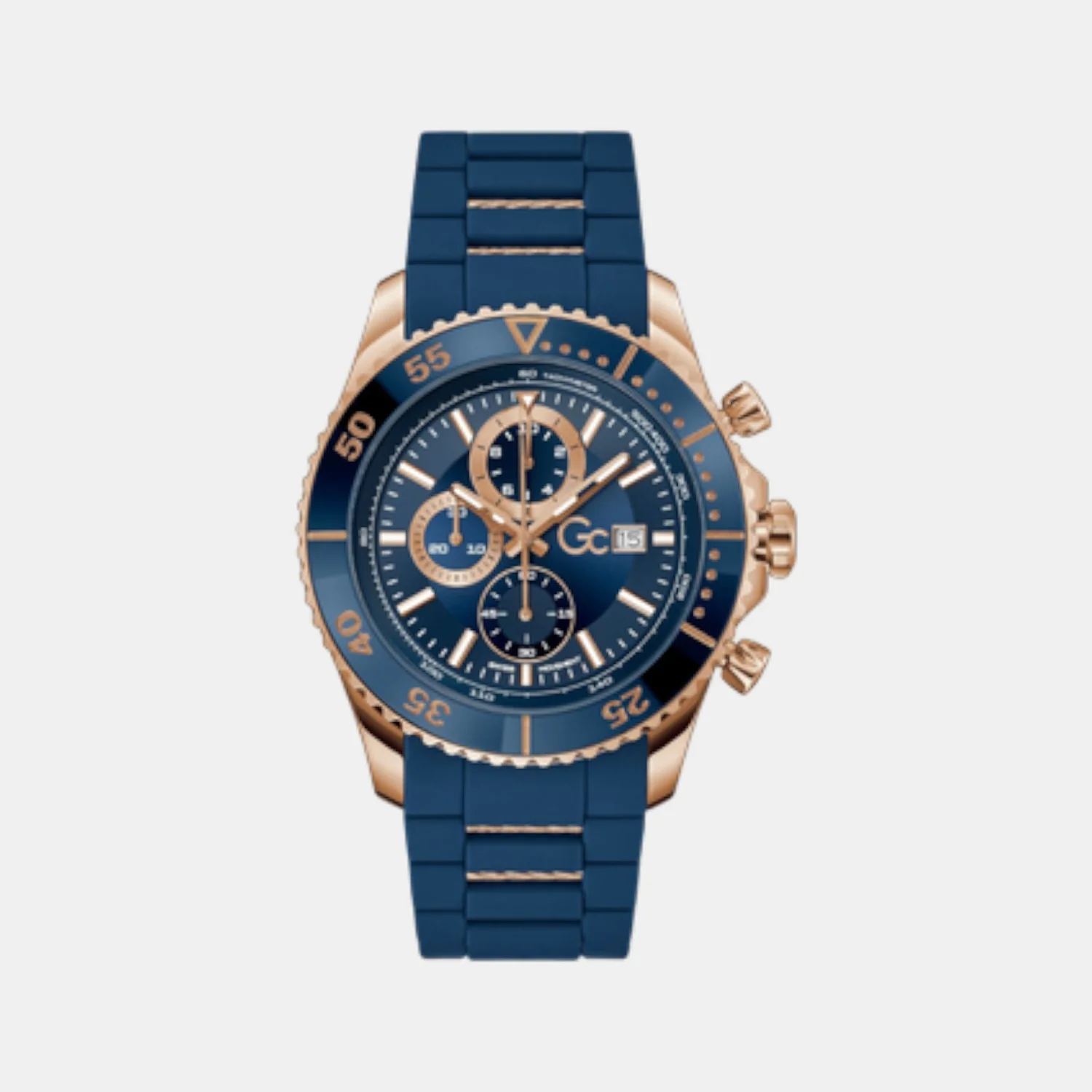 SpeedRacer Men Quartz Blue Dial Chronograph Silicone Watch Z51001G7MF