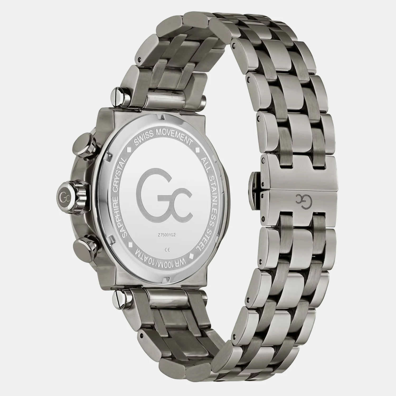 Sportchic Men Quartz Grey Dial Chronograph Stainless Steel Watch Z75001G2 - Image 8