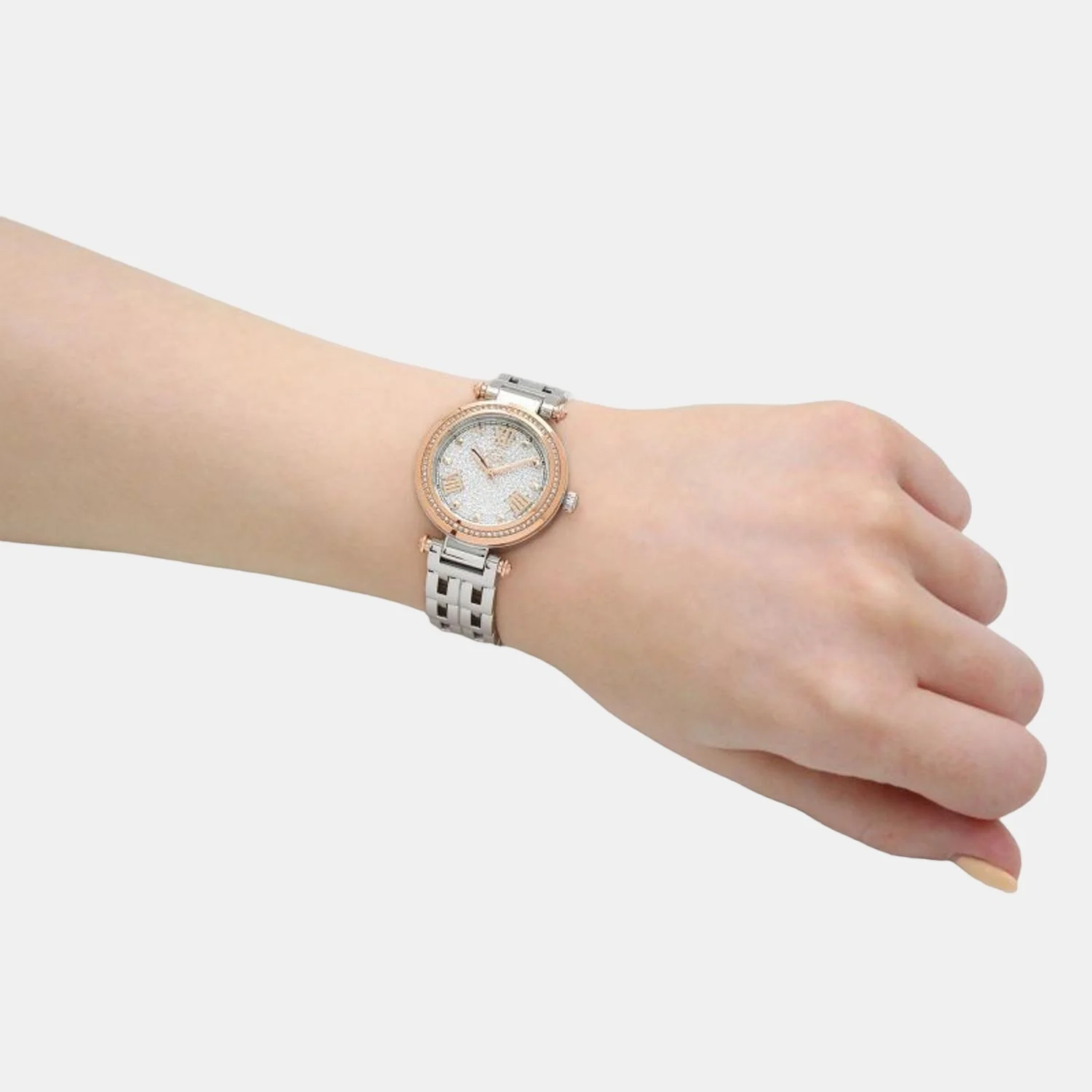 Women Quartz Silver Dial Analog Stainless Steel Watch Y47004L1MF - Image 5