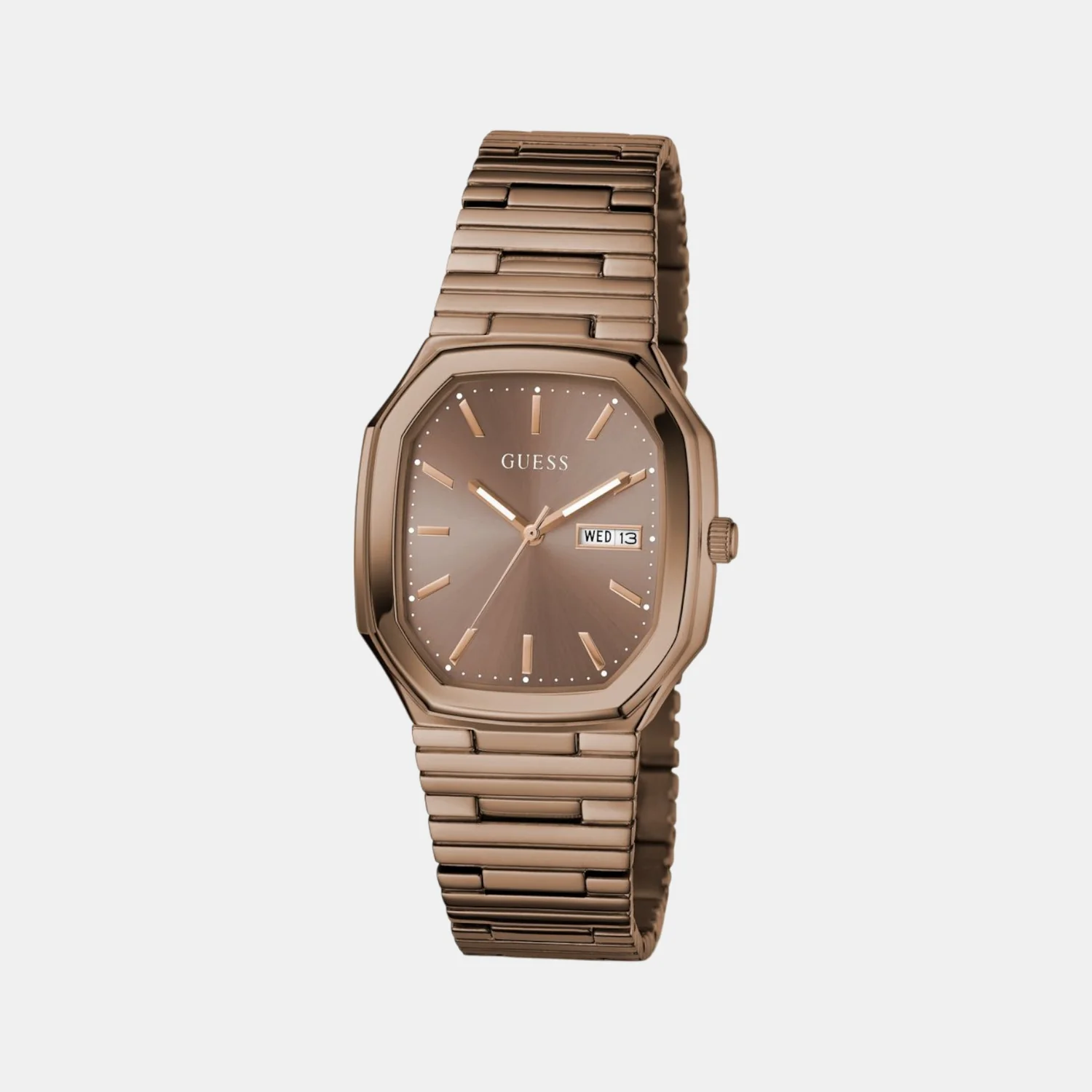 Dress Men Quartz Bronze Dial Analog Recycled Steel Watch GW0978G3 - Image 2