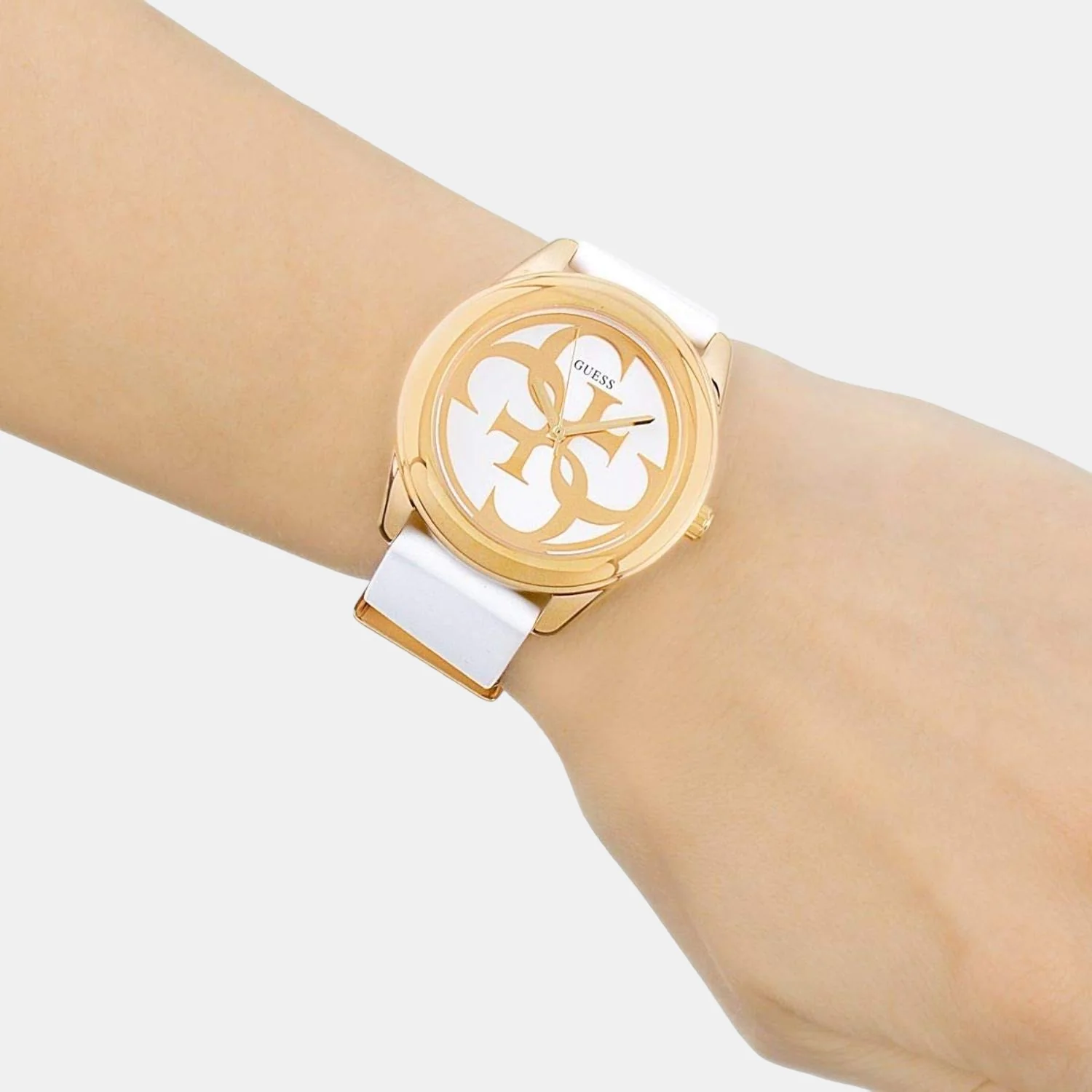 G twist Women Quartz White Dial Analog Silicone Watch W0911L5 - Image 4