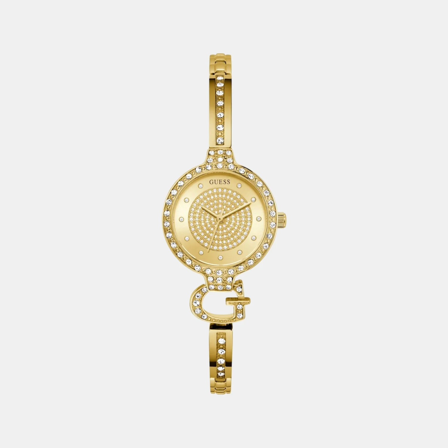 Giselle Women Quartz Champagne Dial Analog Recycled Steel Watch GW0929L2 - Image 2