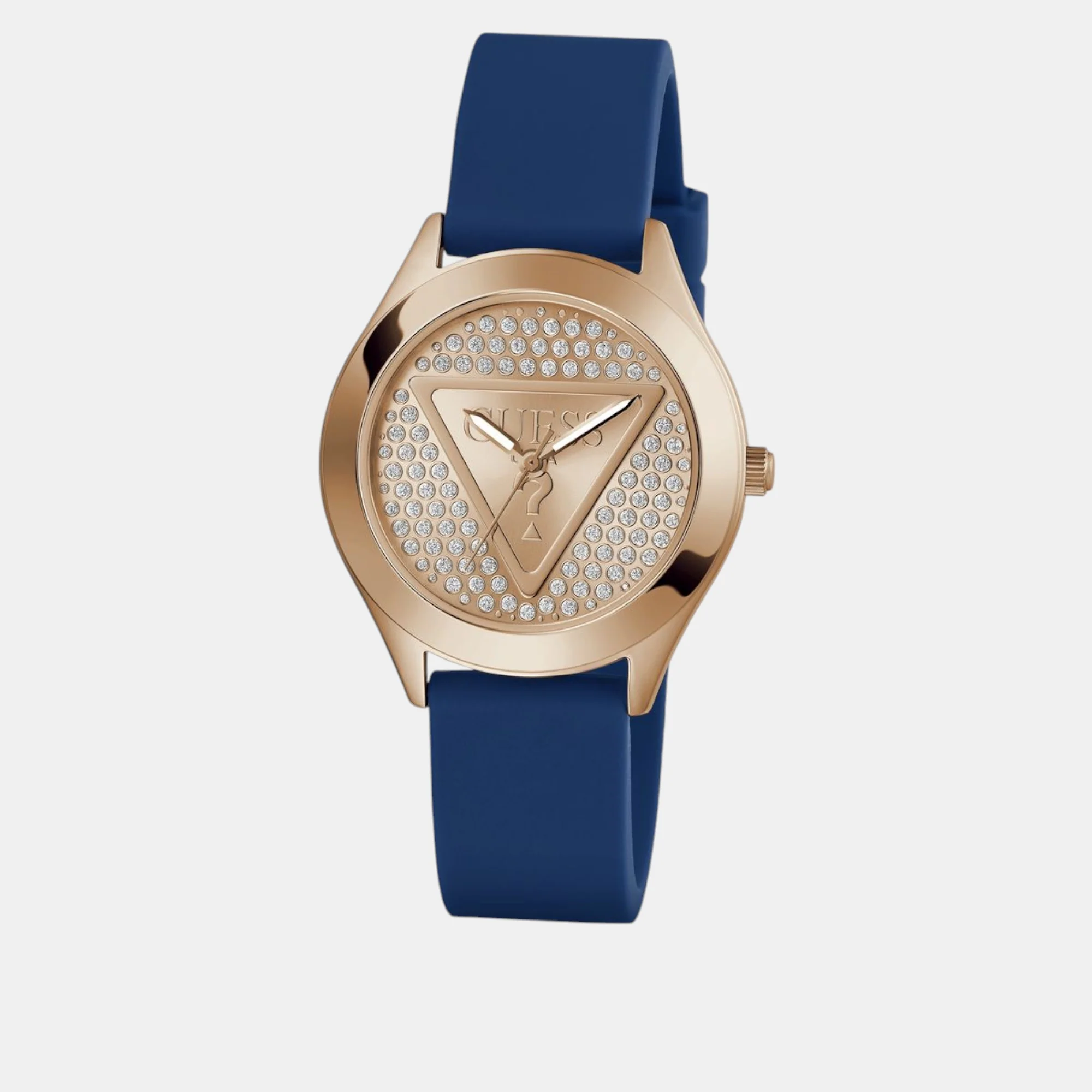 Glitz Women Quartz Rose Gold Dial Analog Silicone Watch GW0745L4 - Image 3