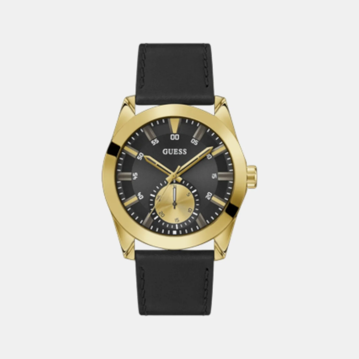 Greyson Men Quartz Black Dial Analog Leather Watch GW0793G2