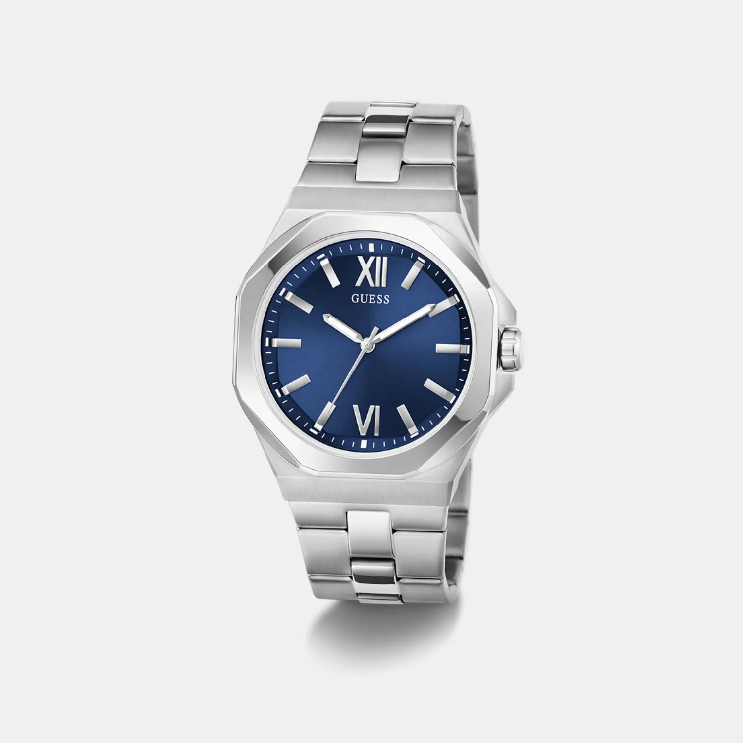 Guess Dress Men Quartz Blue Dial Analog Stainless Steel Watch GW0849G1 - Image 3