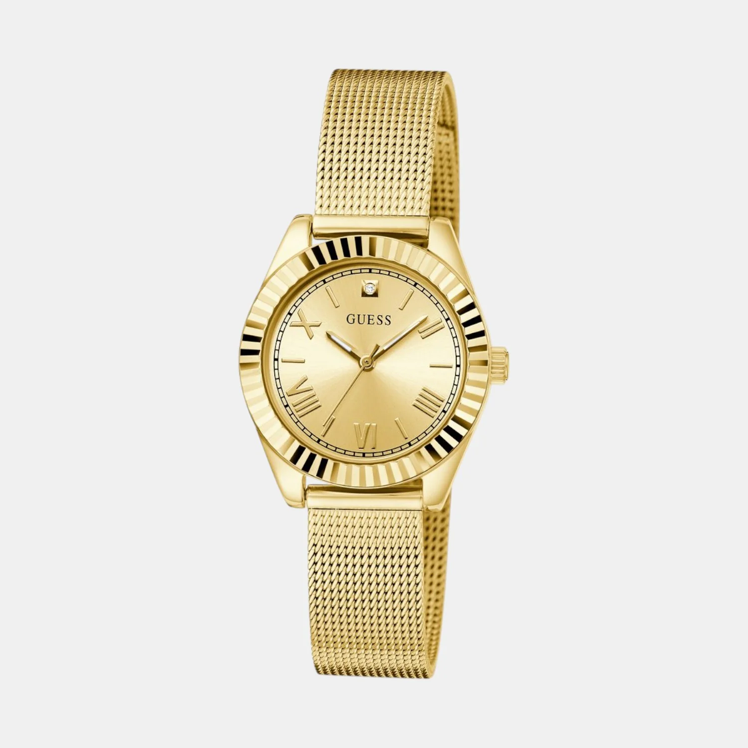 Guess Dress Women Quartz Champagne Dial Analog Mesh Watch GW0842L2 - Image 3