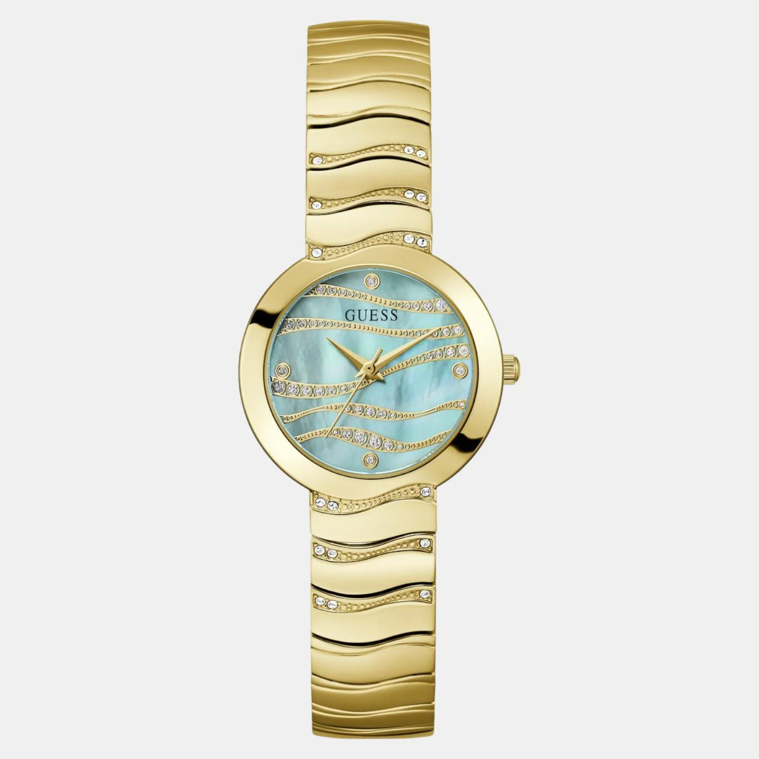 Guess Dress Women Quartz Green Dial Analog Stainless Steel Watch GW0871L2 - Image 2