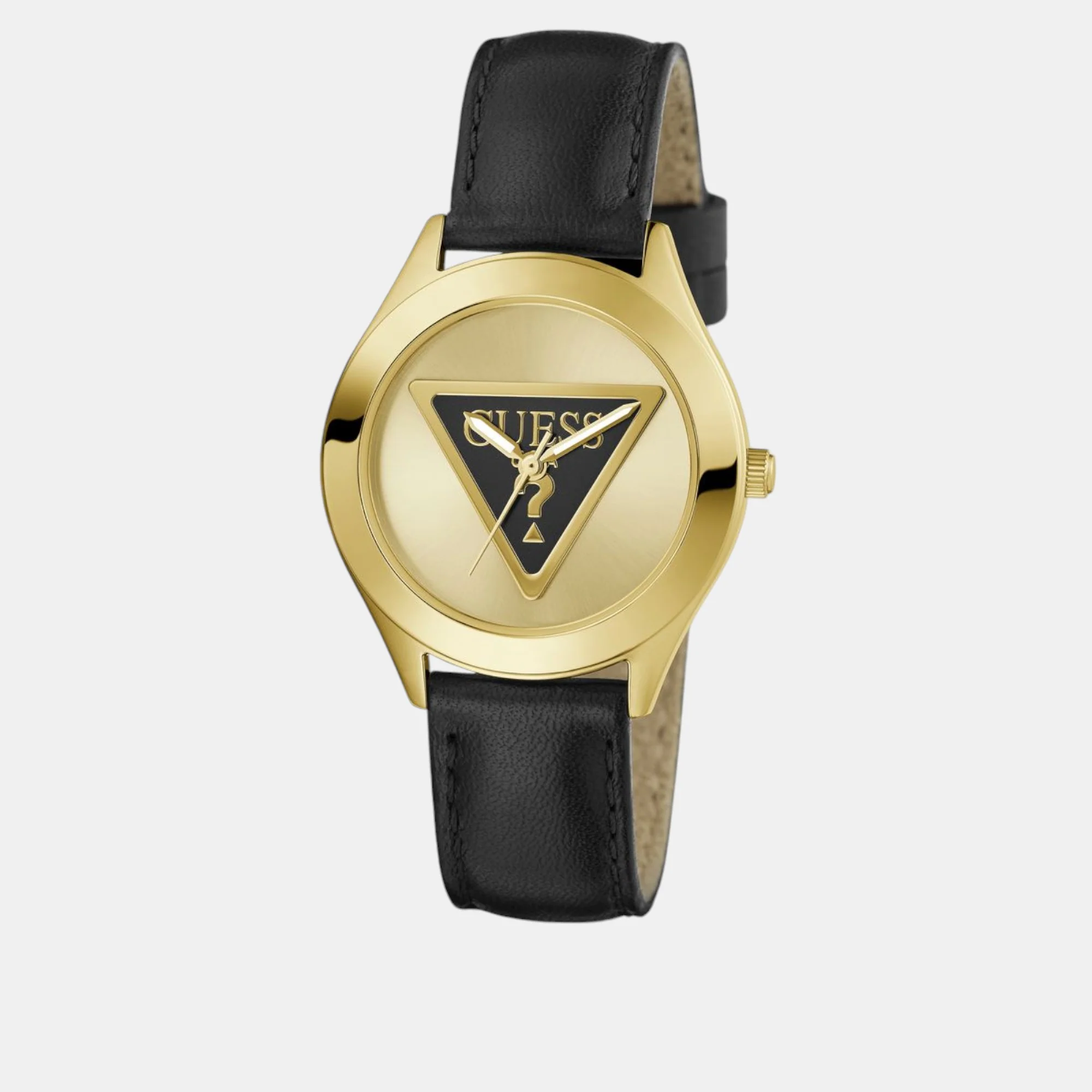Guess Trend Women Quartz Champagne Dial Analog Leather Watch GW0744L2 - Image 3