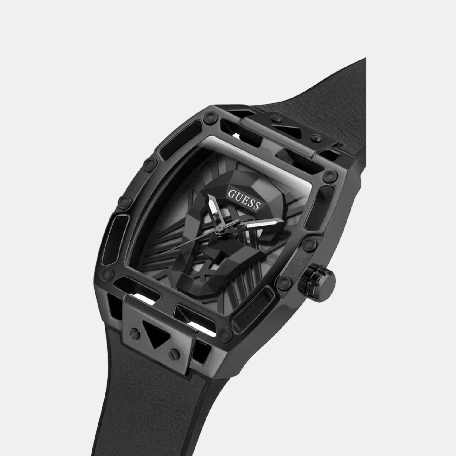 Legend Men Quartz Black Dial Analog Silicone Watch GW0500G2 - Image 3