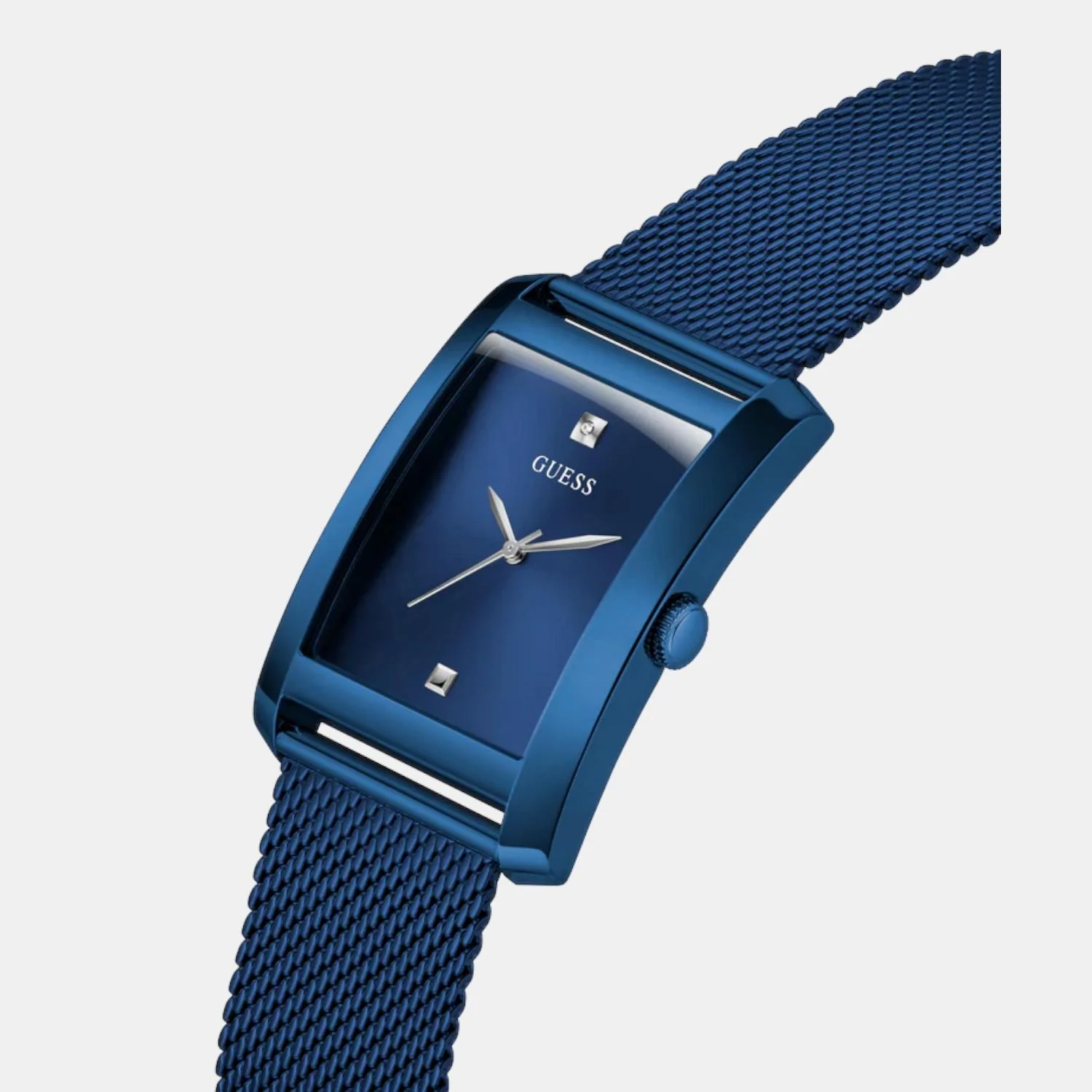 Men Quartz Blue Dial Analog Mesh Watch GW0898G2 - Image 3