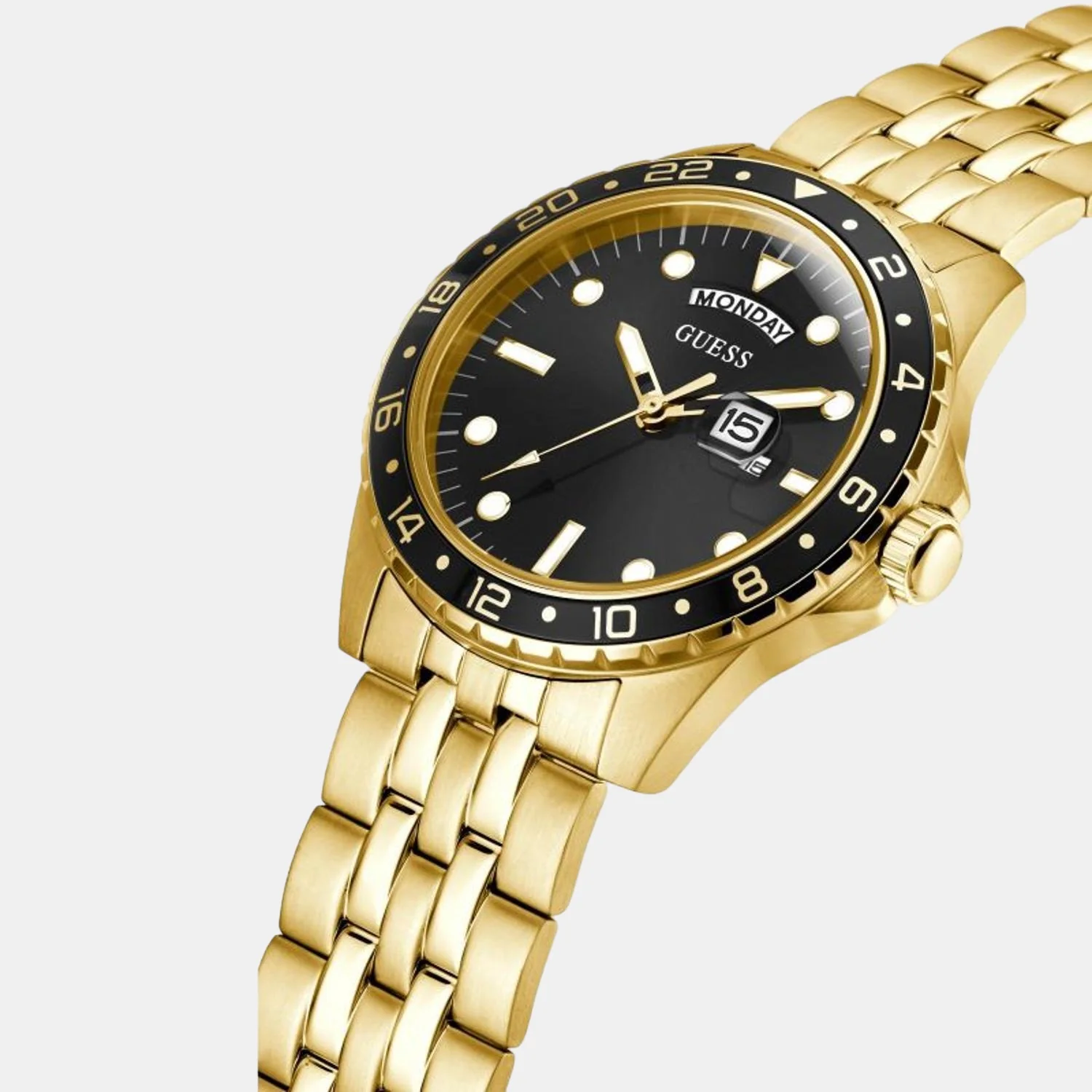 Men Quartz Gold Dial Analog Stainless Steel Watch GW0220G4 - Image 4