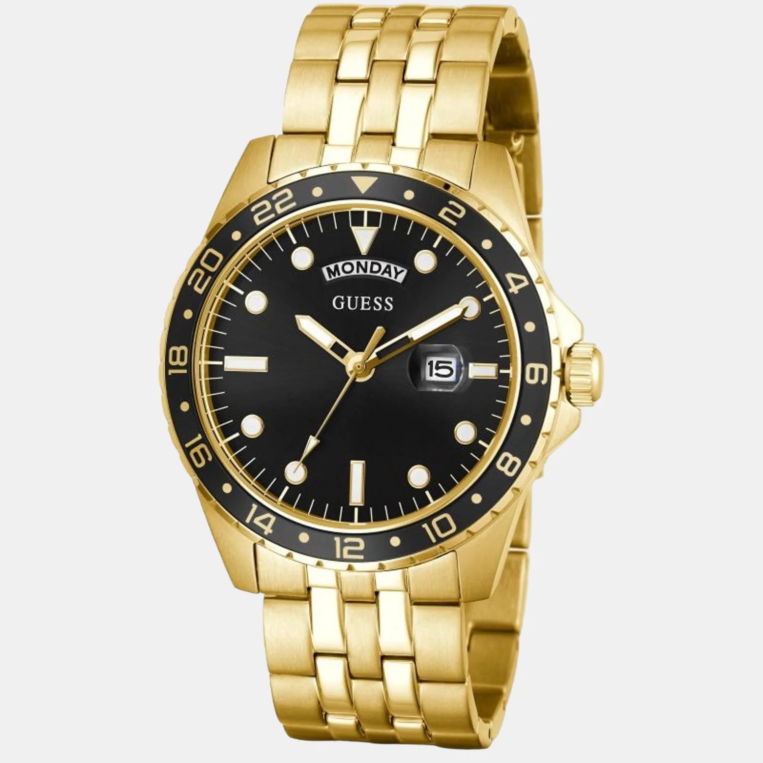 Men Quartz Gold Dial Analog Stainless Steel Watch GW0220G4 - Image 5
