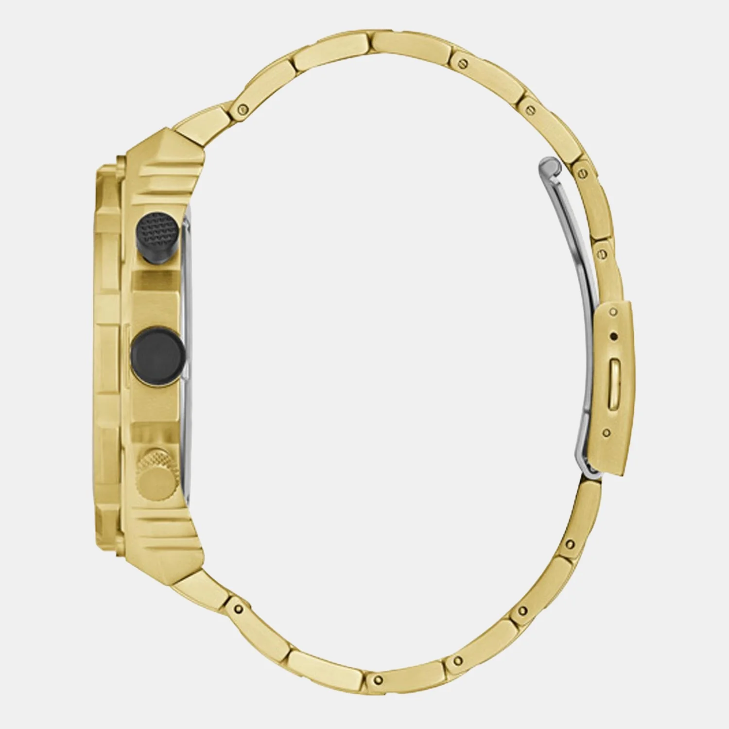 Men Quartz Gold Dial Chronograph Stainless Steel Watch GW0324G2 - Image 3