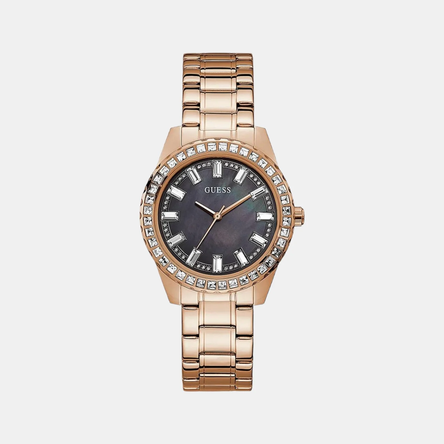 Men Quartz Two Tone Dial Analog Stainless Steel Watch GW0111L3