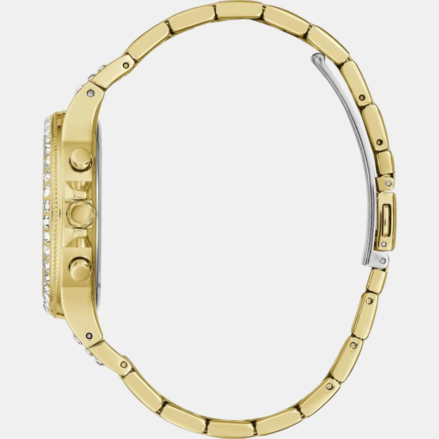 Moonlight Women Quartz Gold Dial Analog Stainless Steel Watch GW0320L2 - Image 3